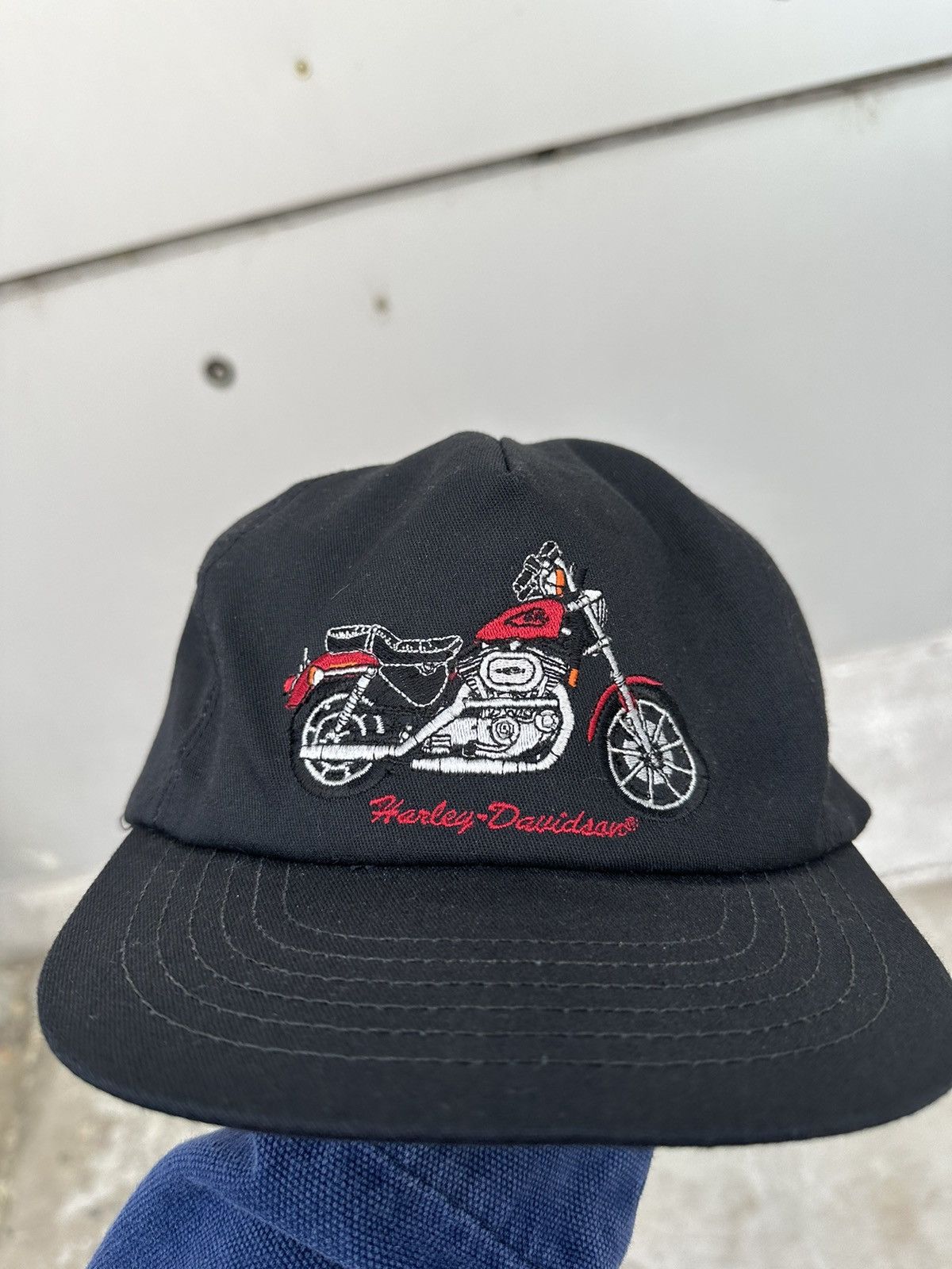 Harley Davidson Vintage Harley Davidson Cap Size ONE SIZE - 2 Thumbnail