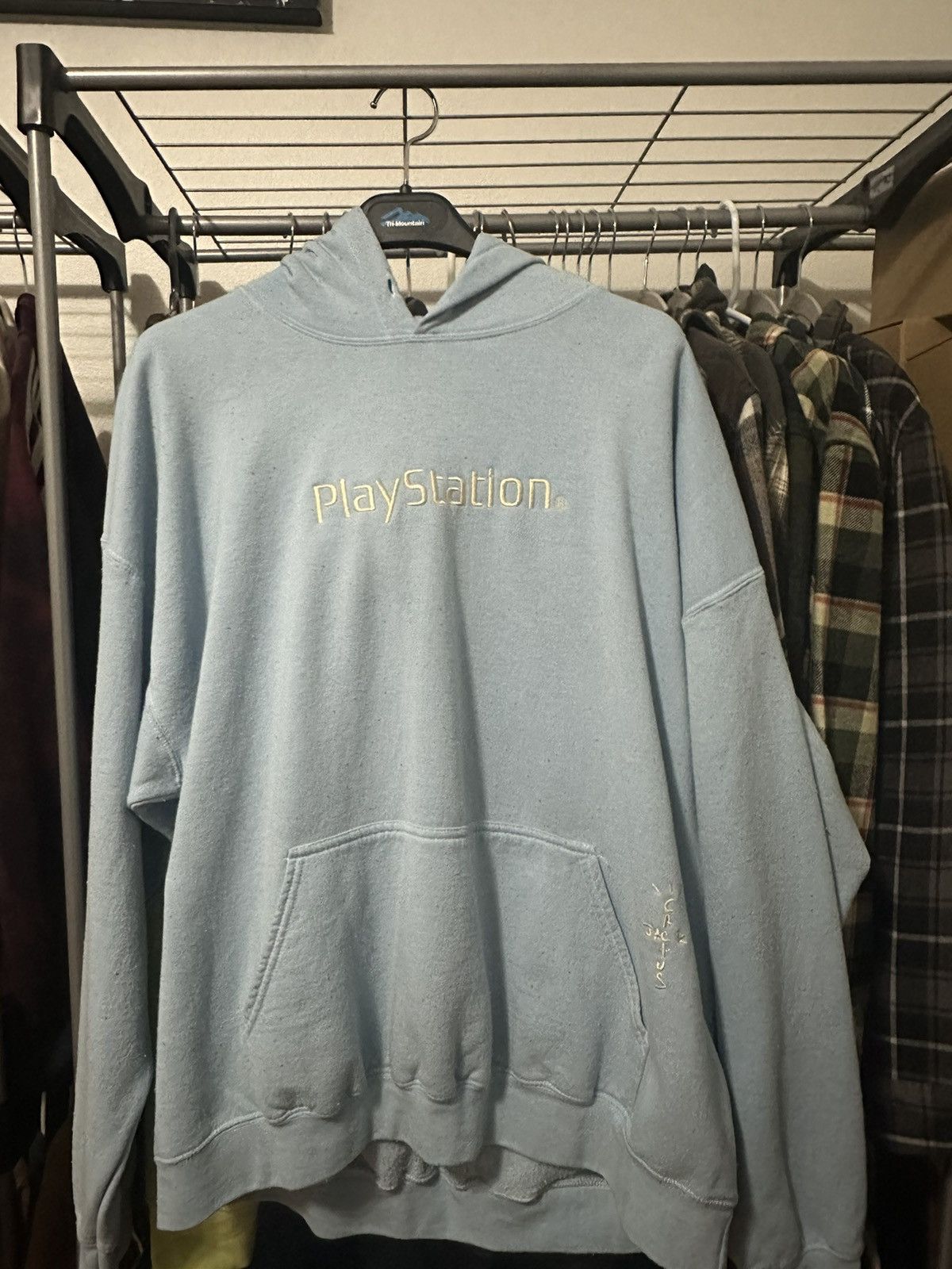 Baby blue playstation hoodie sale