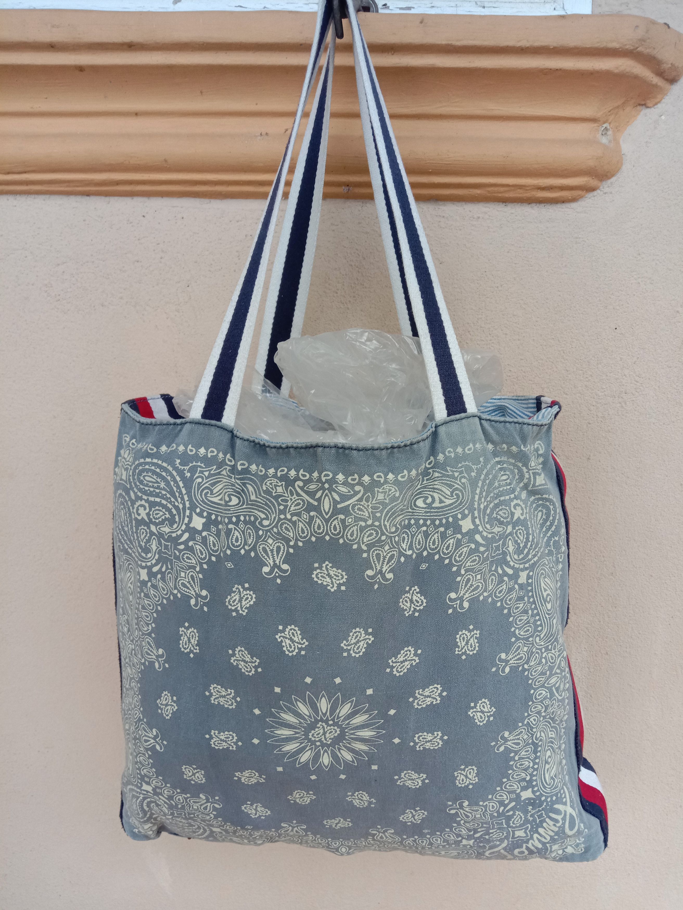 Stripe Shoulder@Tote Bag Tommy Hilfiger