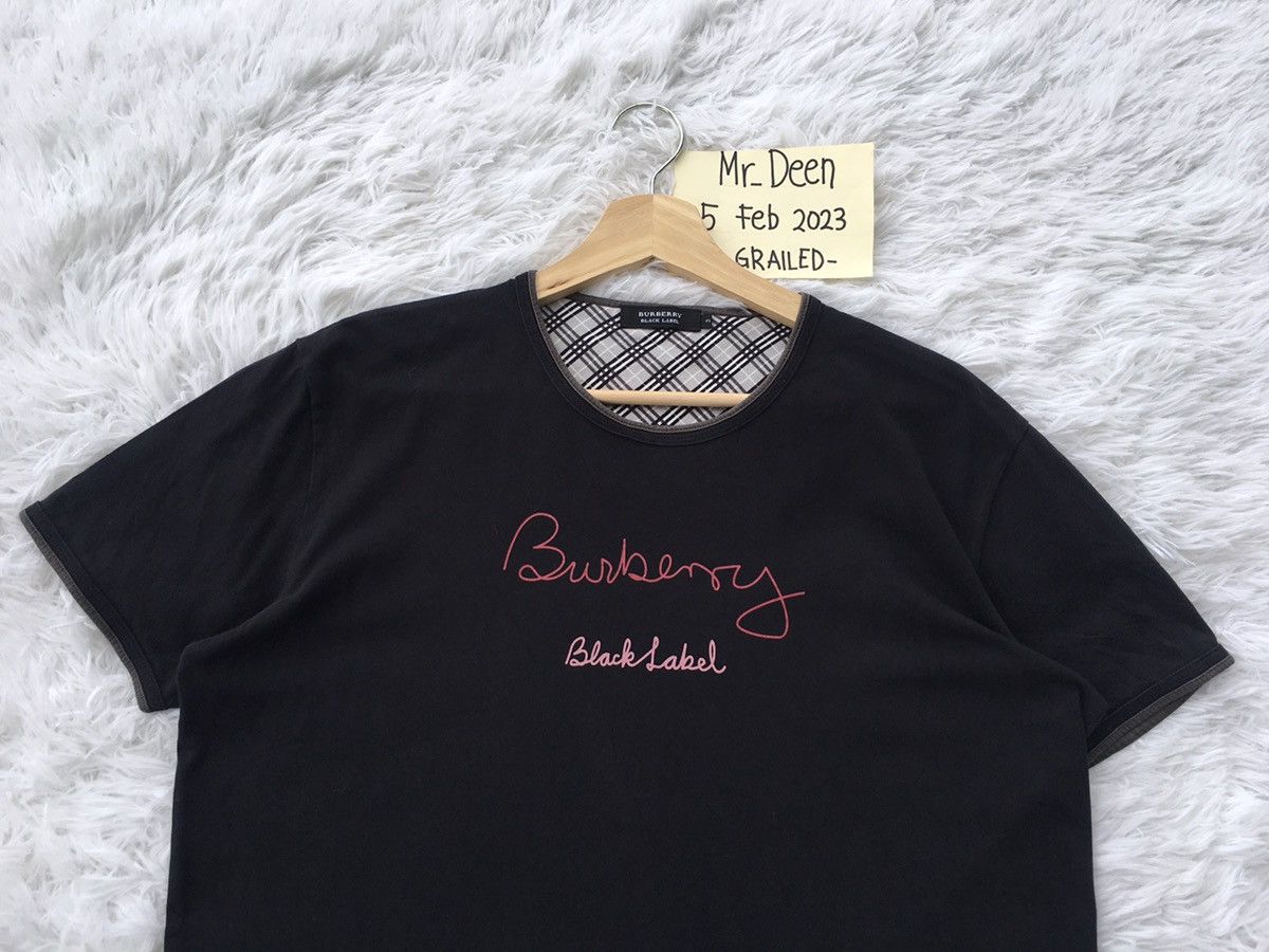 Burberry Vintage Burberry Black Label Spellout Tshirt Size US M / EU 48-50 / 2 - 5 Thumbnail