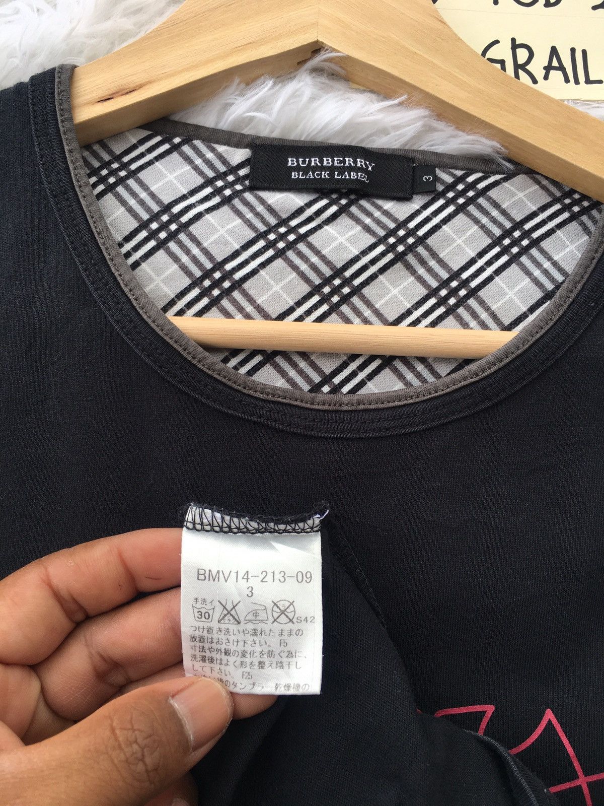 Burberry Vintage Burberry Black Label Spellout Tshirt Size US M / EU 48-50 / 2 - 8 Thumbnail