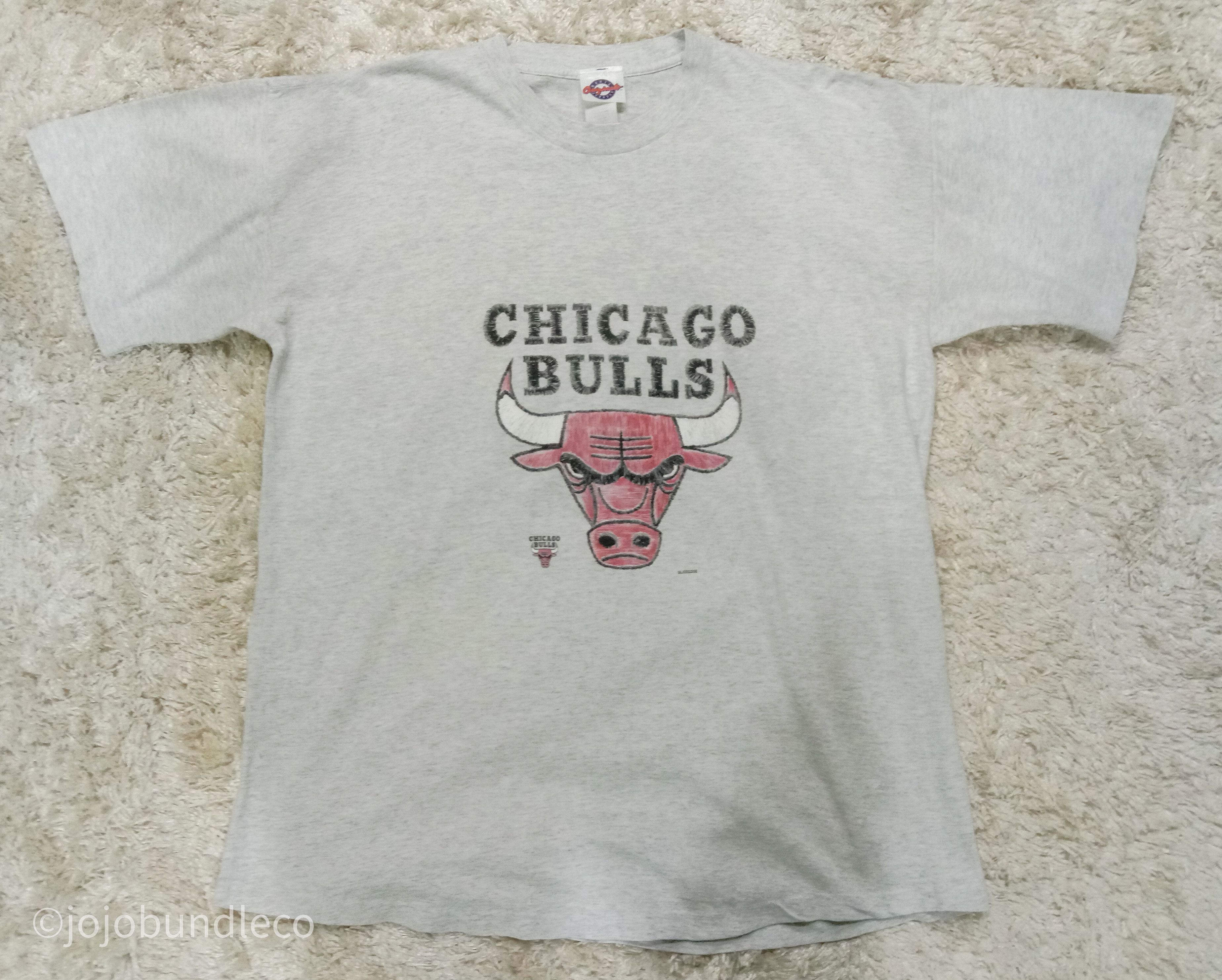 NBA Vtg Single stitch Chicago Bulls shirt Size US XL / EU 56 / 4 - 2 Thumbnail