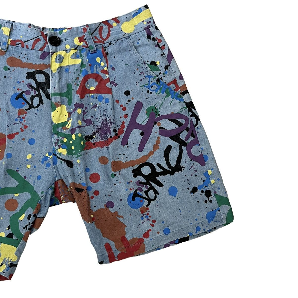 Joyrich 🔥Rare🔥 Joyrich Paint Splatter Shorts Size US 32 / EU 48 - 4 Thumbnail