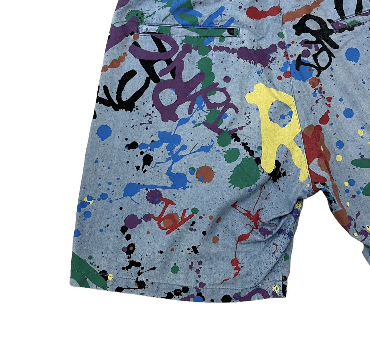 Joyrich 🔥Rare🔥 Joyrich Paint Splatter Shorts Size US 32 / EU 48 - 11 Thumbnail