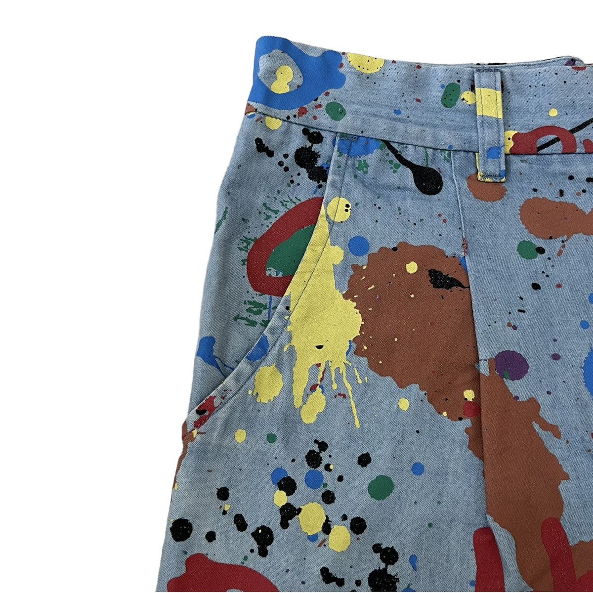 Joyrich 🔥Rare🔥 Joyrich Paint Splatter Shorts Size US 32 / EU 48 - 5 Thumbnail