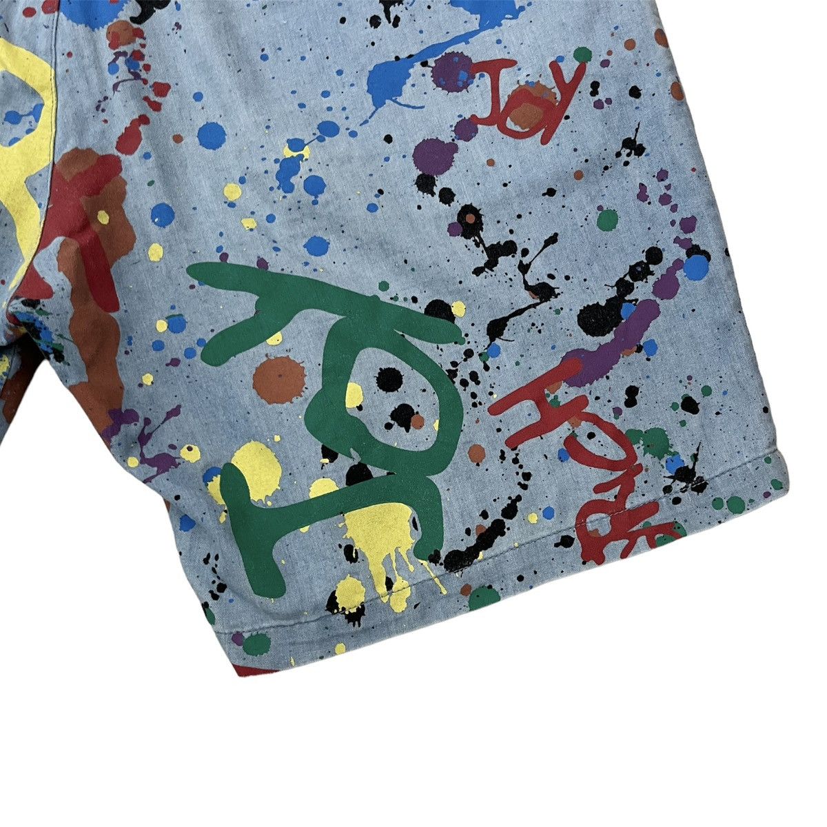 Joyrich 🔥Rare🔥 Joyrich Paint Splatter Shorts Size US 32 / EU 48 - 10 Thumbnail