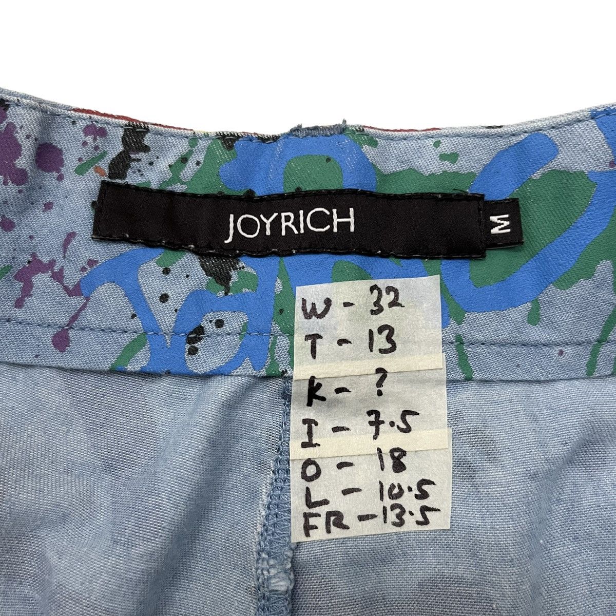 Joyrich 🔥Rare🔥 Joyrich Paint Splatter Shorts Size US 32 / EU 48 - 12 Thumbnail