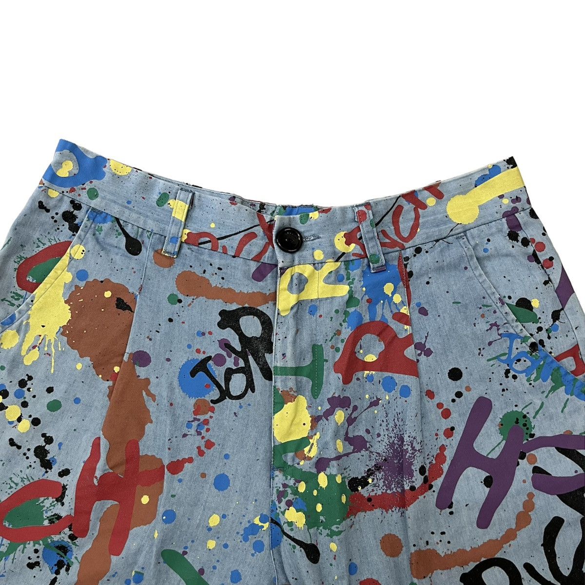 Joyrich 🔥Rare🔥 Joyrich Paint Splatter Shorts Size US 32 / EU 48 - 2 Thumbnail