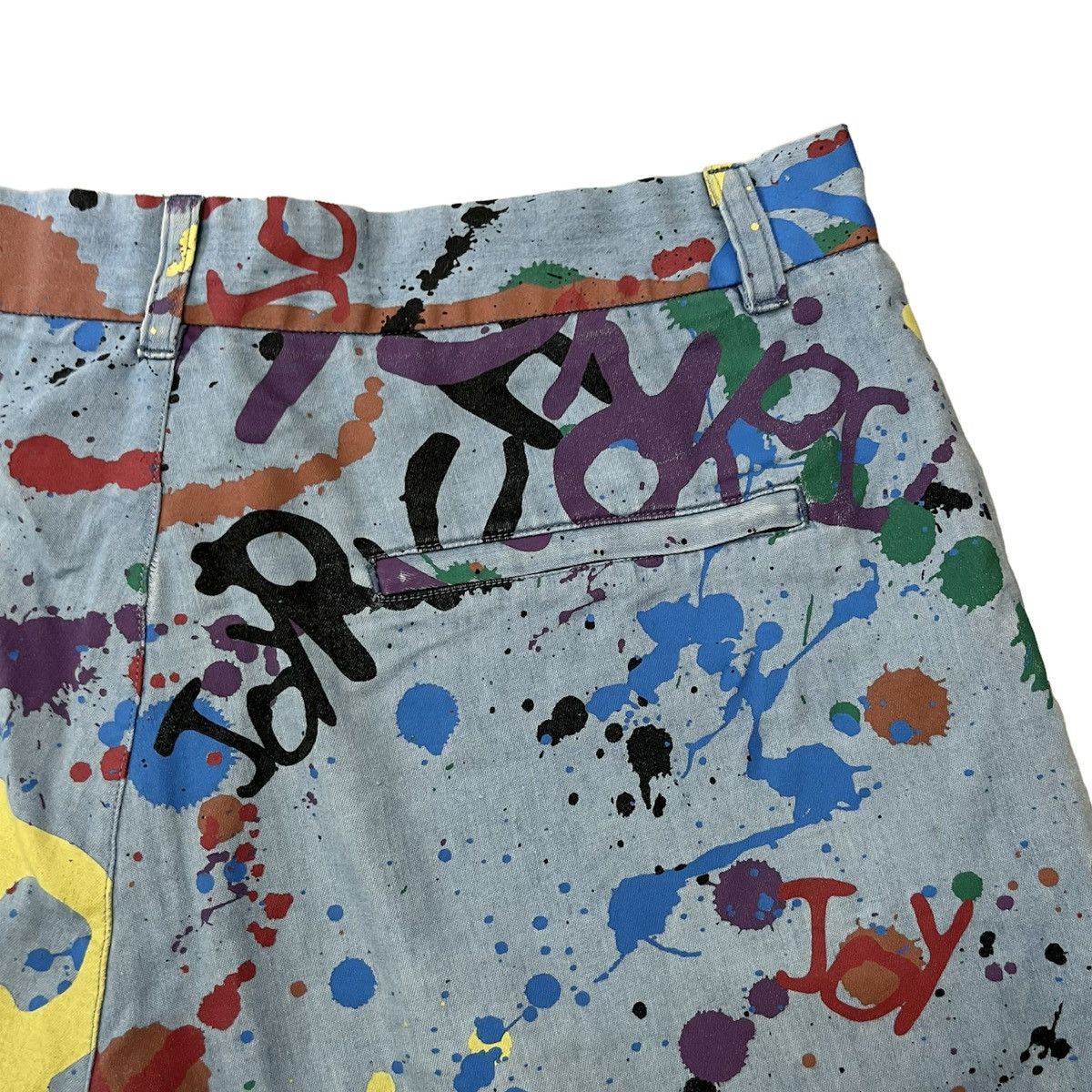 Joyrich 🔥Rare🔥 Joyrich Paint Splatter Shorts Size US 32 / EU 48 - 8 Thumbnail