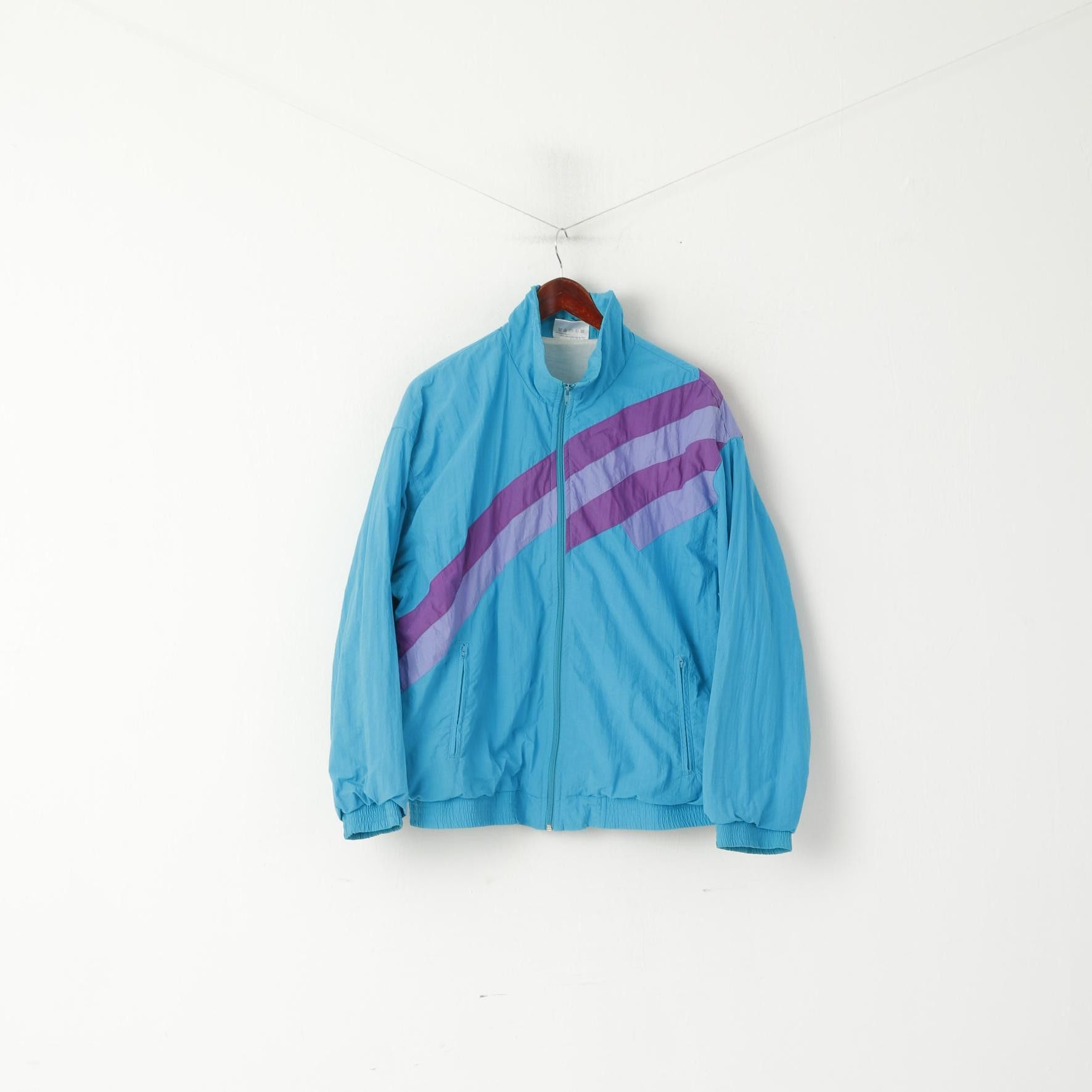 Vintage The Flagship Men L Jacket Turquoise Festival Bomber 0158 Size US L / EU 52-54 / 3 - 1 Thumbnail