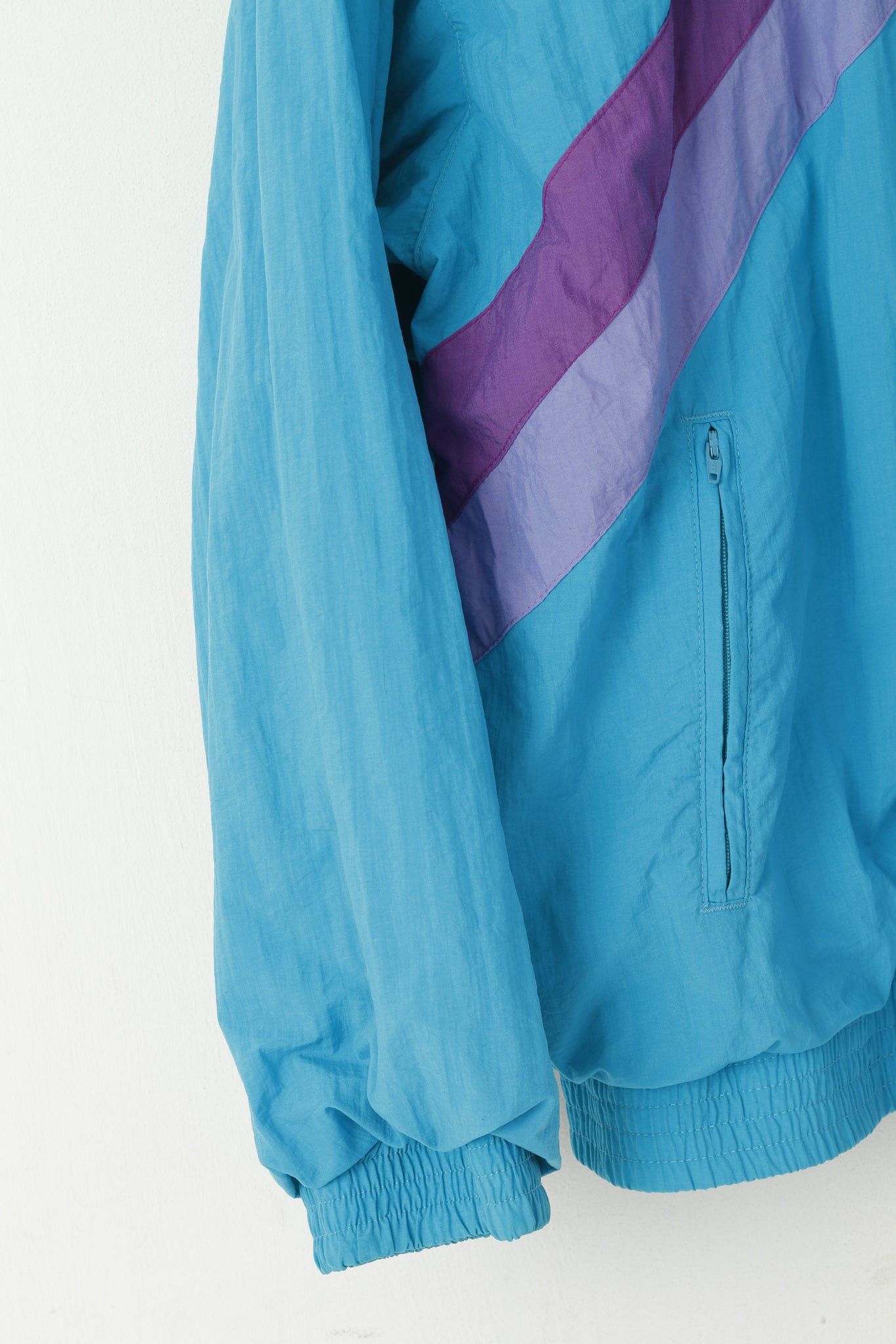 Vintage The Flagship Men L Jacket Turquoise Festival Bomber 0158 Size US L / EU 52-54 / 3 - 3 Thumbnail