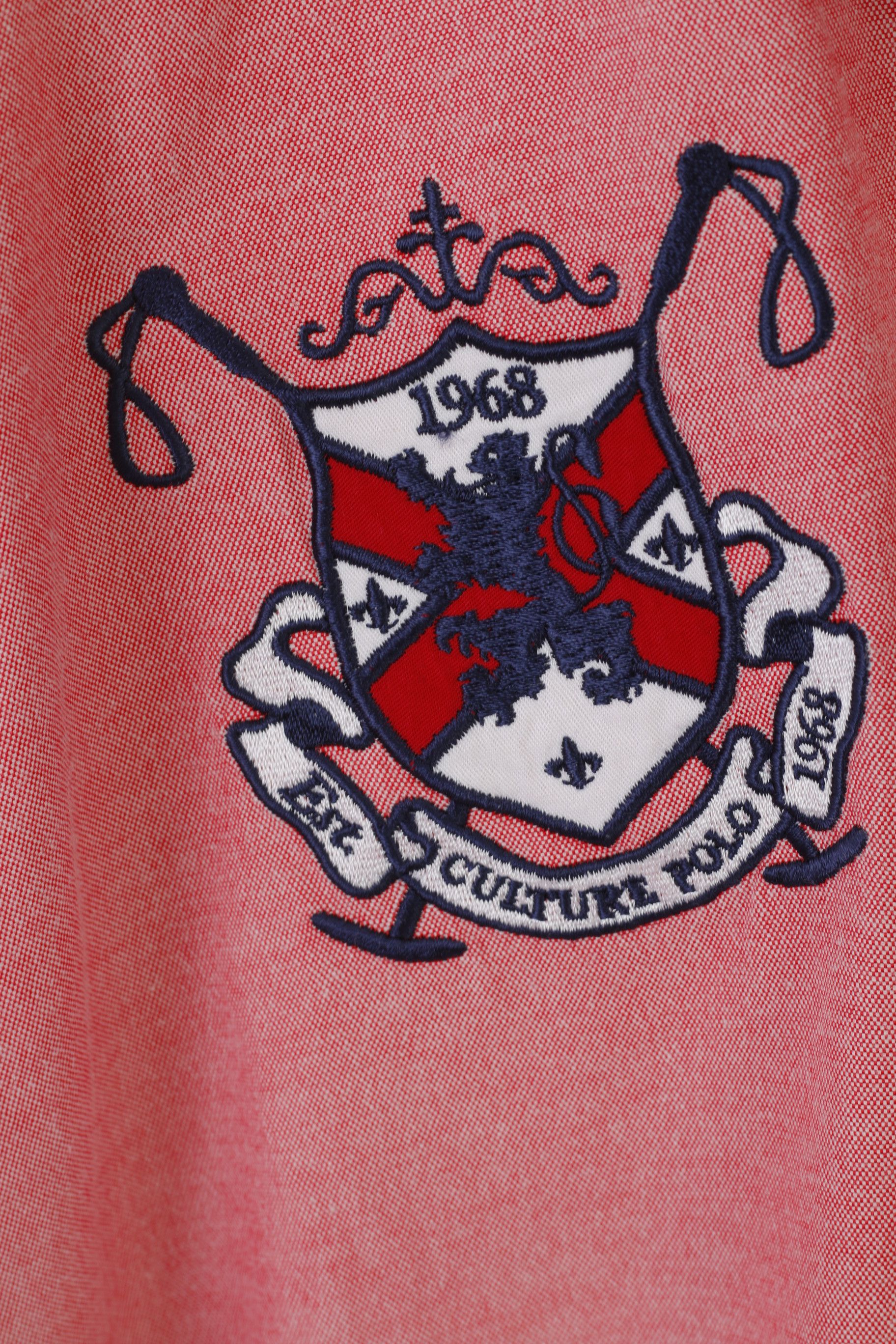 Vintage Culture der Trend Men 3XL Casual Shirt Pink Polo Club 6400 Size US XXL / EU 58 / 5 - 6 Thumbnail