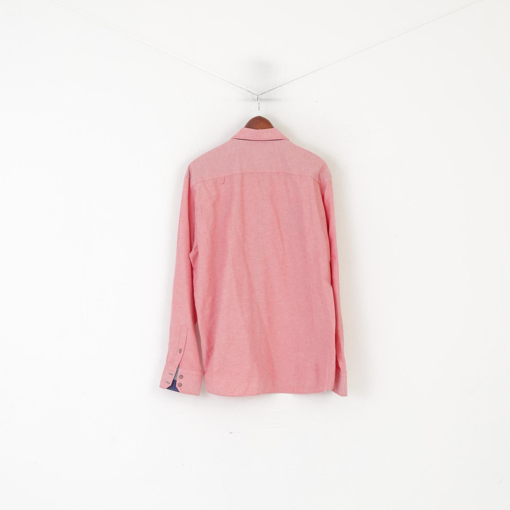 Vintage Culture der Trend Men 3XL Casual Shirt Pink Polo Club 6400 Size US XXL / EU 58 / 5 - 7 Thumbnail