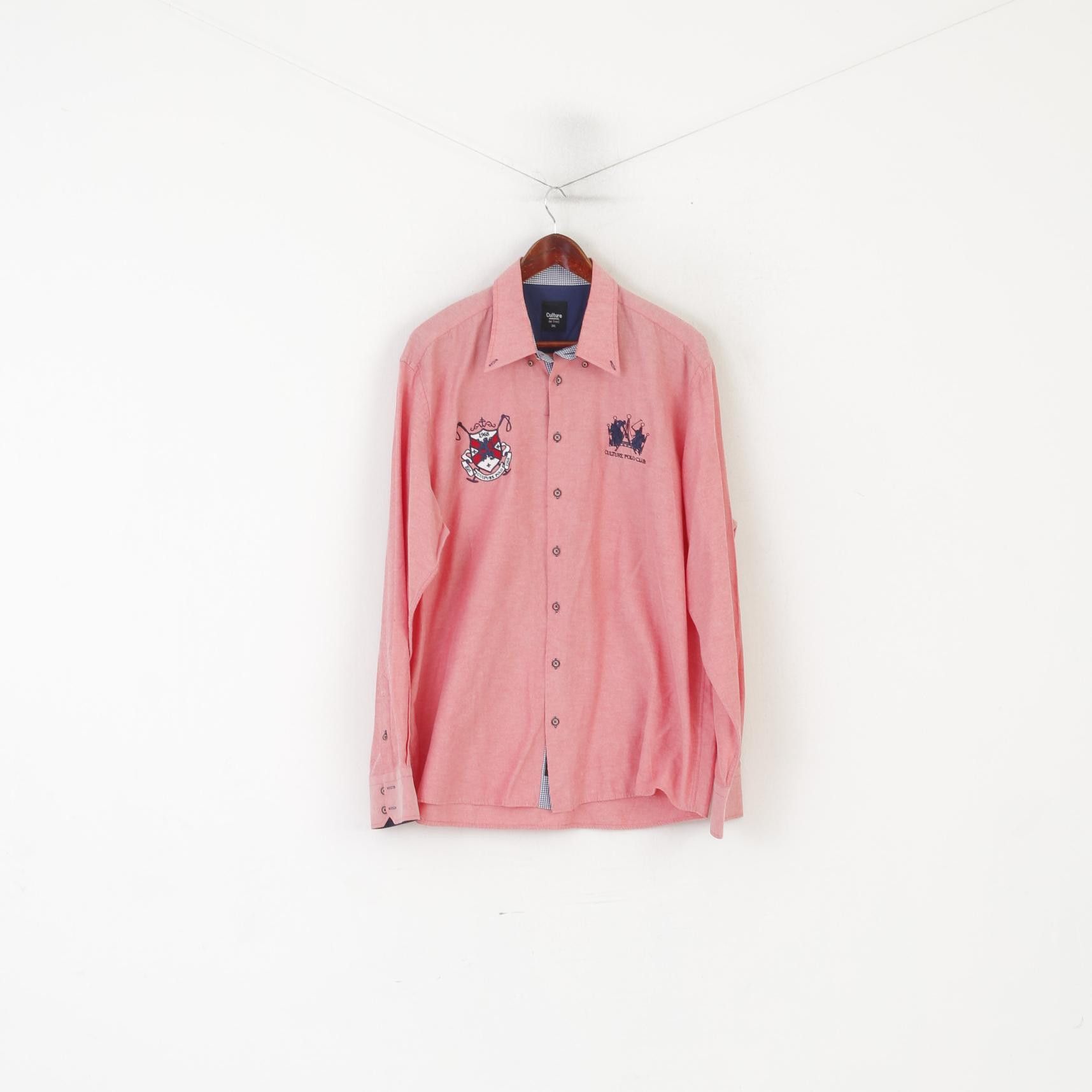Vintage Culture der Trend Men 3XL Casual Shirt Pink Polo Club 6400 Size US XXL / EU 58 / 5 - 1 Thumbnail