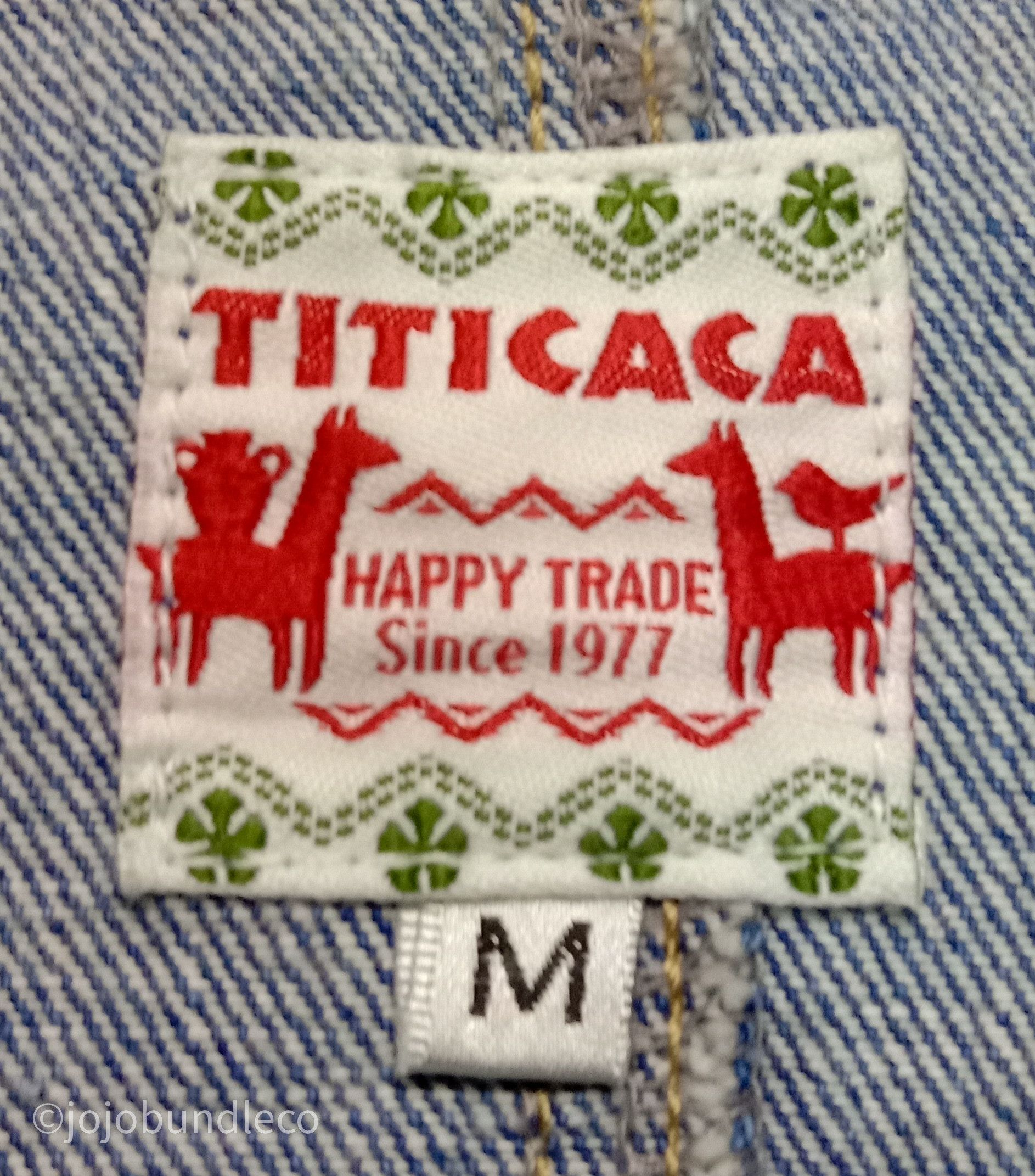 Japanese Brand Tribal style embroidery Titicaca denim jacket Size US S / EU 44-46 / 1 - 8 Thumbnail
