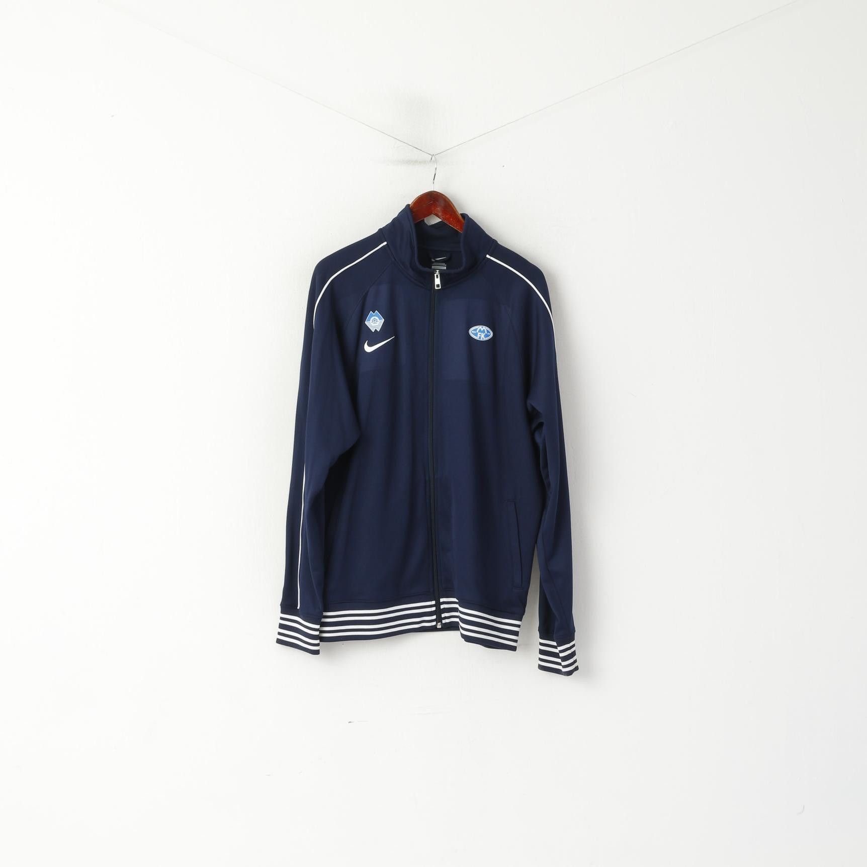 Nike Nike Men XL Sweatshirt Navy Cotton MFK Molde 2063 Size US XL / EU 56 / 4 - 2 Thumbnail