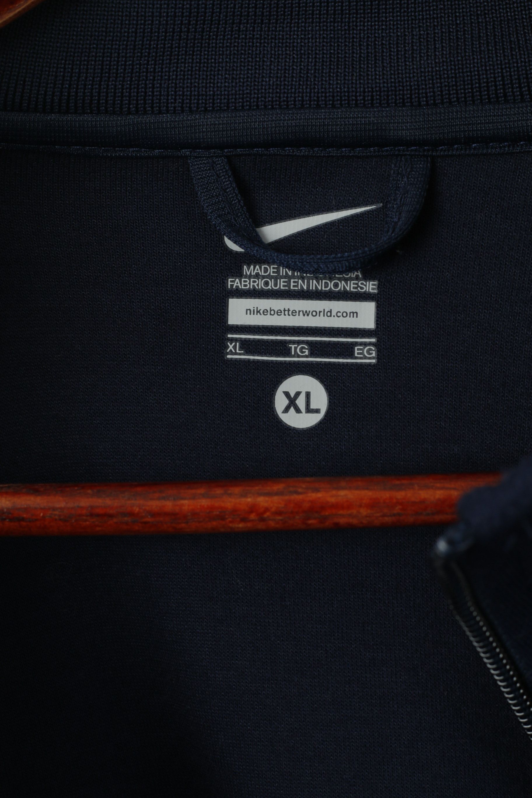 Nike Nike Men XL Sweatshirt Navy Cotton MFK Molde 2063 Size US XL / EU 56 / 4 - 5 Thumbnail