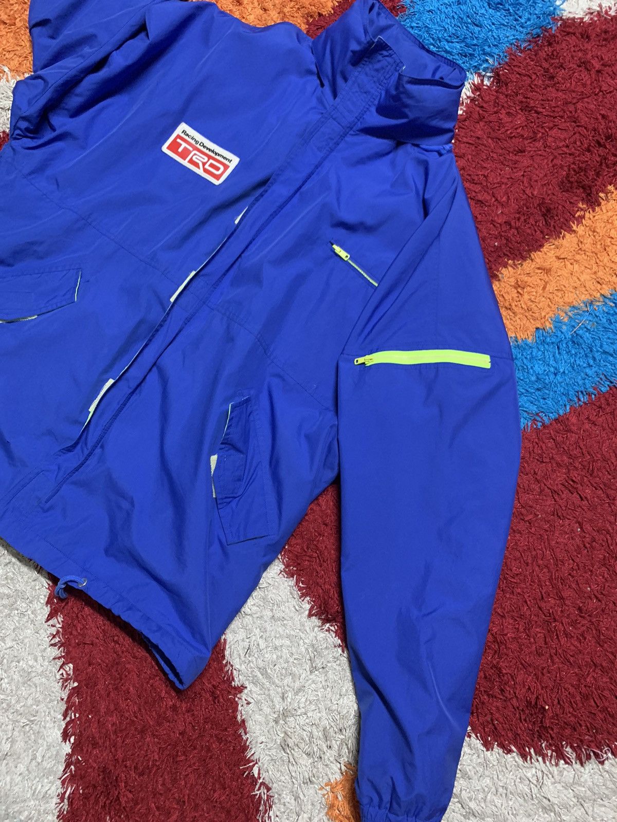 Japanese Brand VINTAGE TRD MOTORSPORT RACING TOYOTA SWEATER ZIPPER Size US L / EU 52-54 / 3 - 13 Thumbnail
