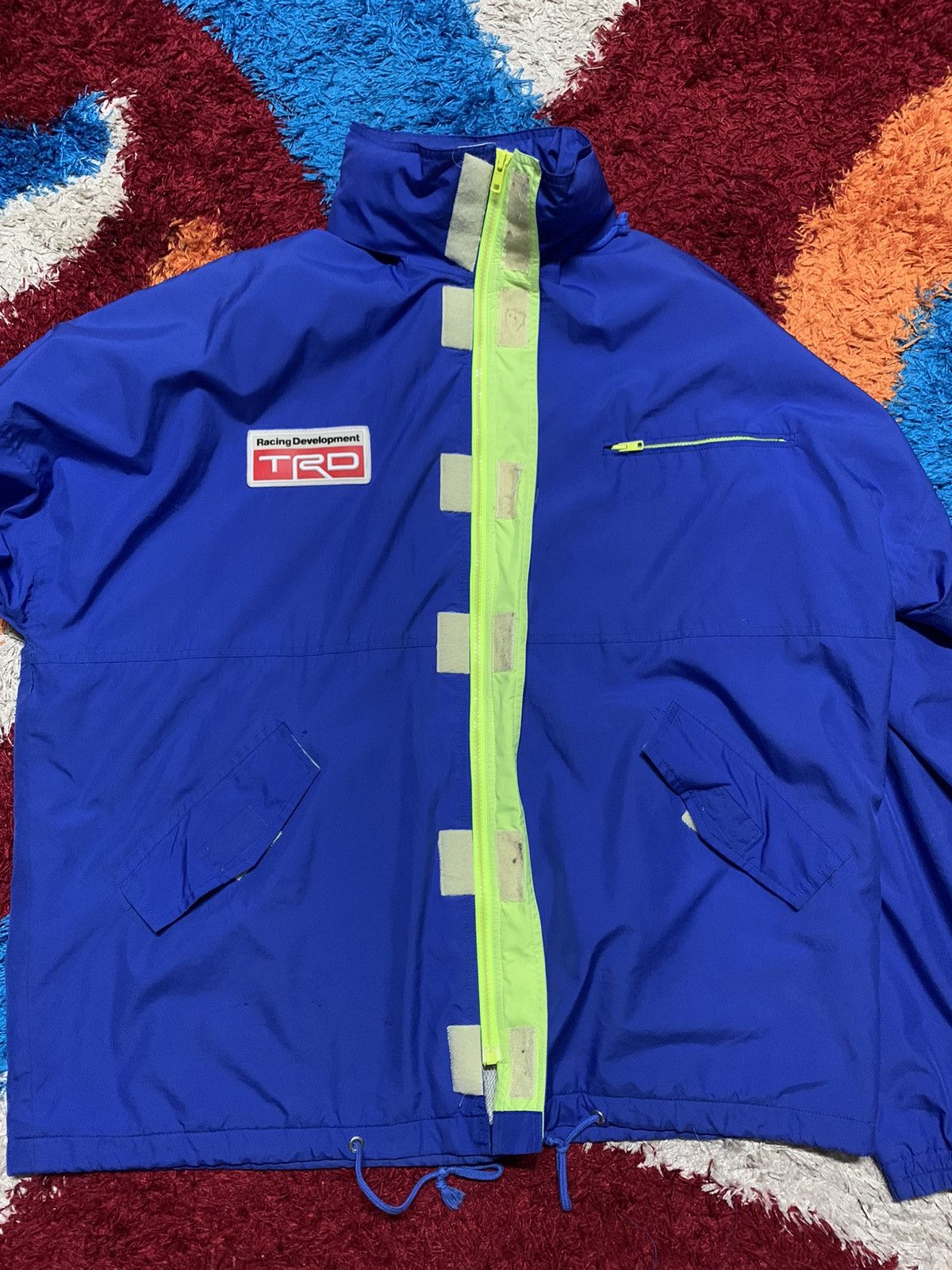 Japanese Brand VINTAGE TRD MOTORSPORT RACING TOYOTA SWEATER ZIPPER Size US L / EU 52-54 / 3 - 5 Thumbnail