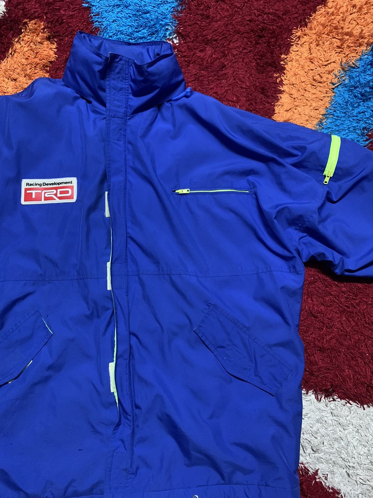 Japanese Brand VINTAGE TRD MOTORSPORT RACING TOYOTA SWEATER ZIPPER Size US L / EU 52-54 / 3 - 14 Thumbnail