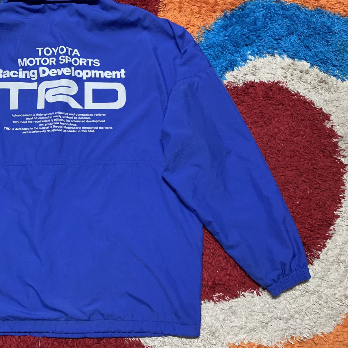 Japanese Brand VINTAGE TRD MOTORSPORT RACING TOYOTA SWEATER ZIPPER Size US L / EU 52-54 / 3 - 16 Thumbnail
