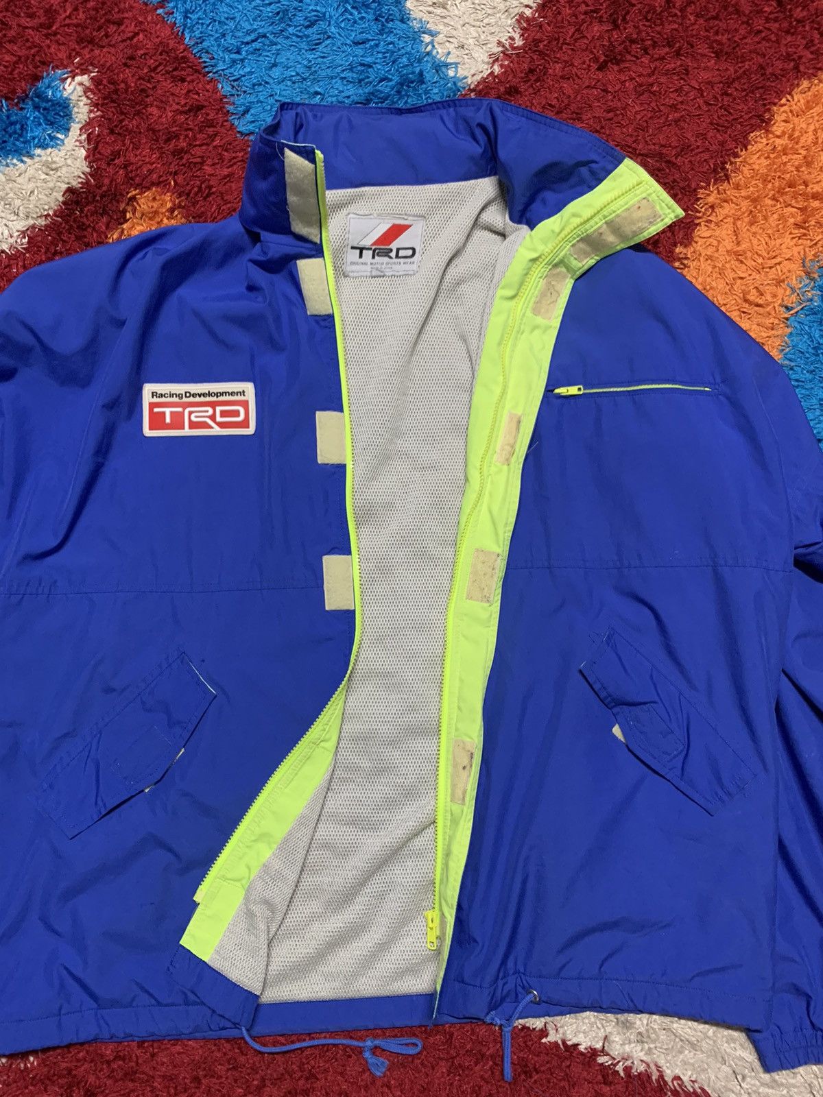 Japanese Brand VINTAGE TRD MOTORSPORT RACING TOYOTA SWEATER ZIPPER Size US L / EU 52-54 / 3 - 4 Thumbnail