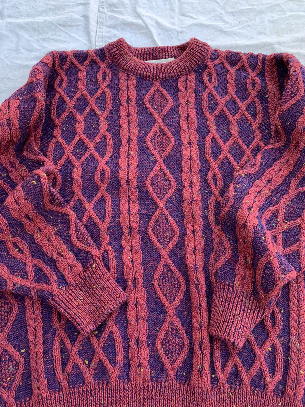 Japanese Brand Vintage Nor Easterly Wool Knitted Sweater Size US L / EU 52-54 / 3 - 3 Thumbnail