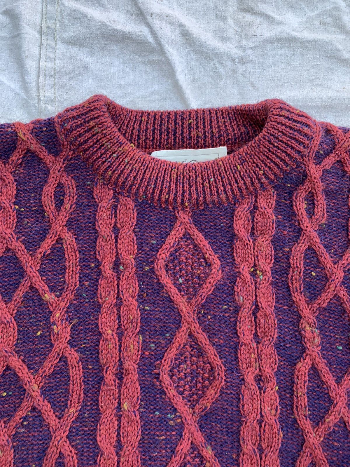 Japanese Brand Vintage Nor Easterly Wool Knitted Sweater Size US L / EU 52-54 / 3 - 4 Thumbnail