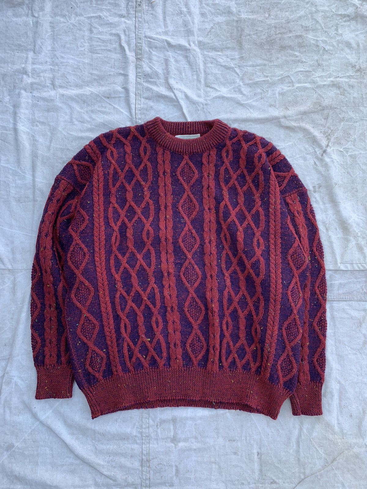 Japanese Brand Vintage Nor Easterly Wool Knitted Sweater Size US L / EU 52-54 / 3 - 2 Thumbnail
