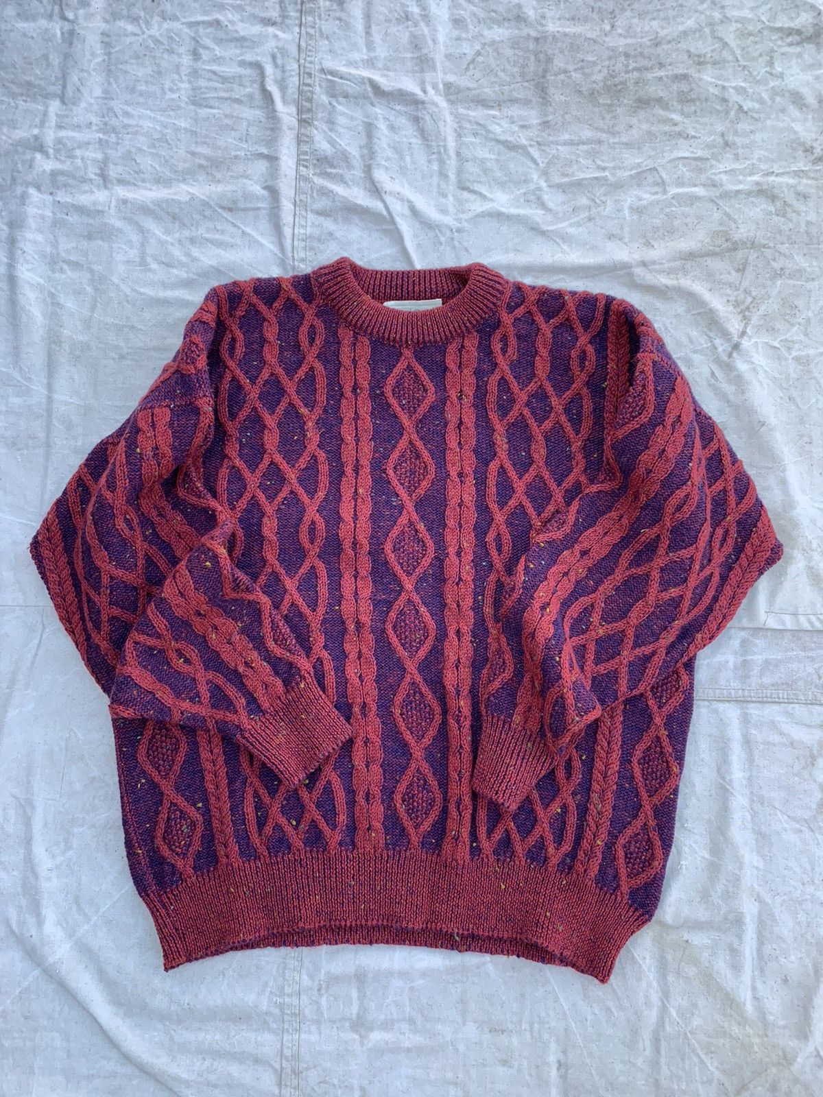 Japanese Brand Vintage Nor Easterly Wool Knitted Sweater Size US L / EU 52-54 / 3 - 1 Thumbnail