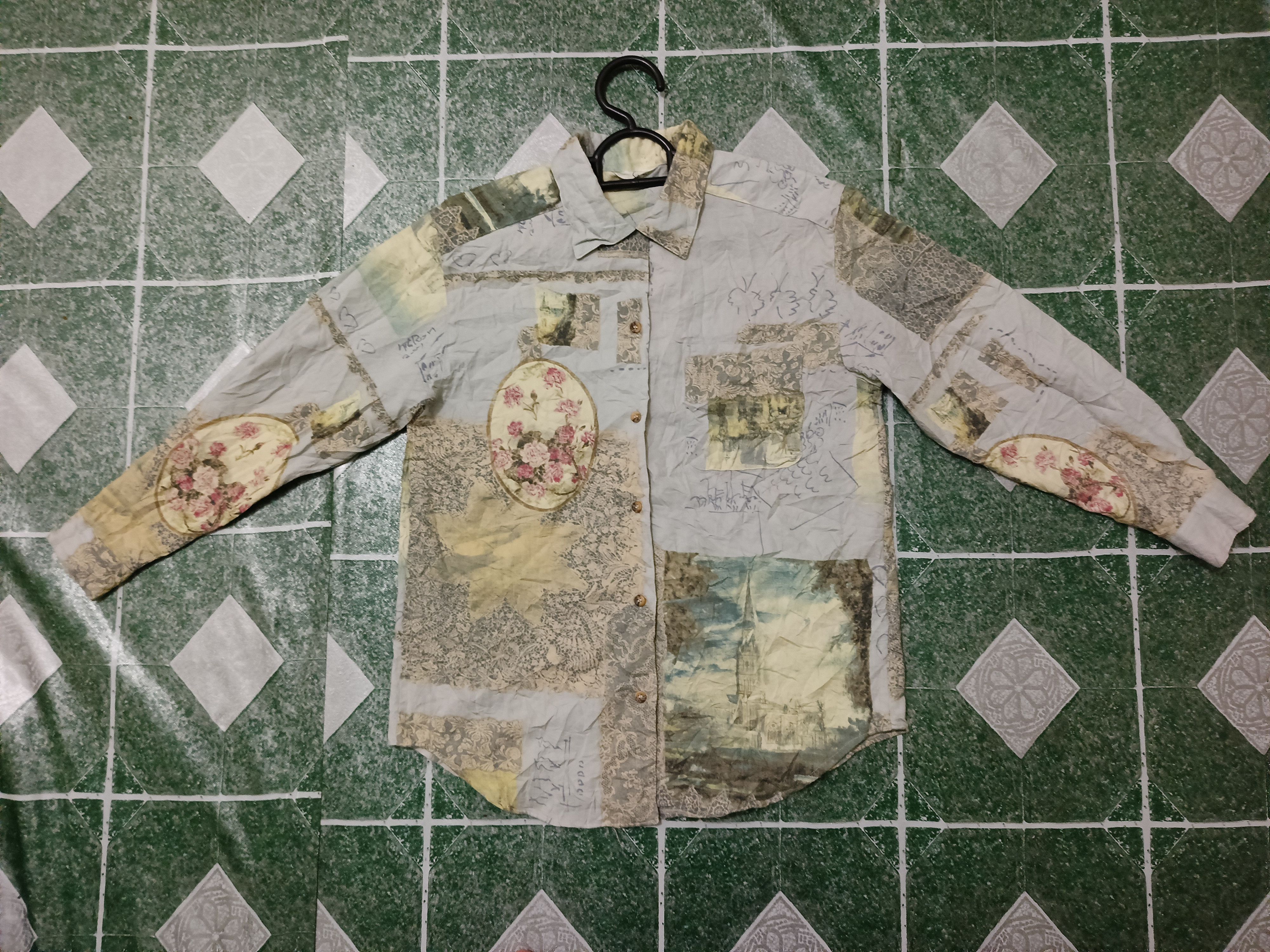 Japanese Brand Rare Design Splendid Shirts Button Up Distressed thrashed Size US M / EU 48-50 / 2 - 7 Thumbnail