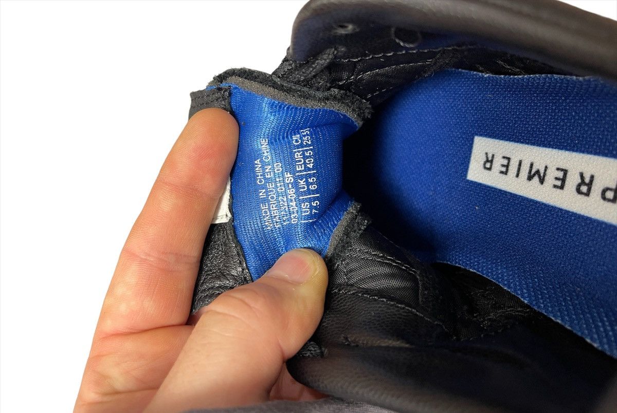 Vintage Nike Tiempo Premier SG 117322-011 Black Leather Cleats Boots Size US 7.5 / EU 40-41 - 9 Thumbnail