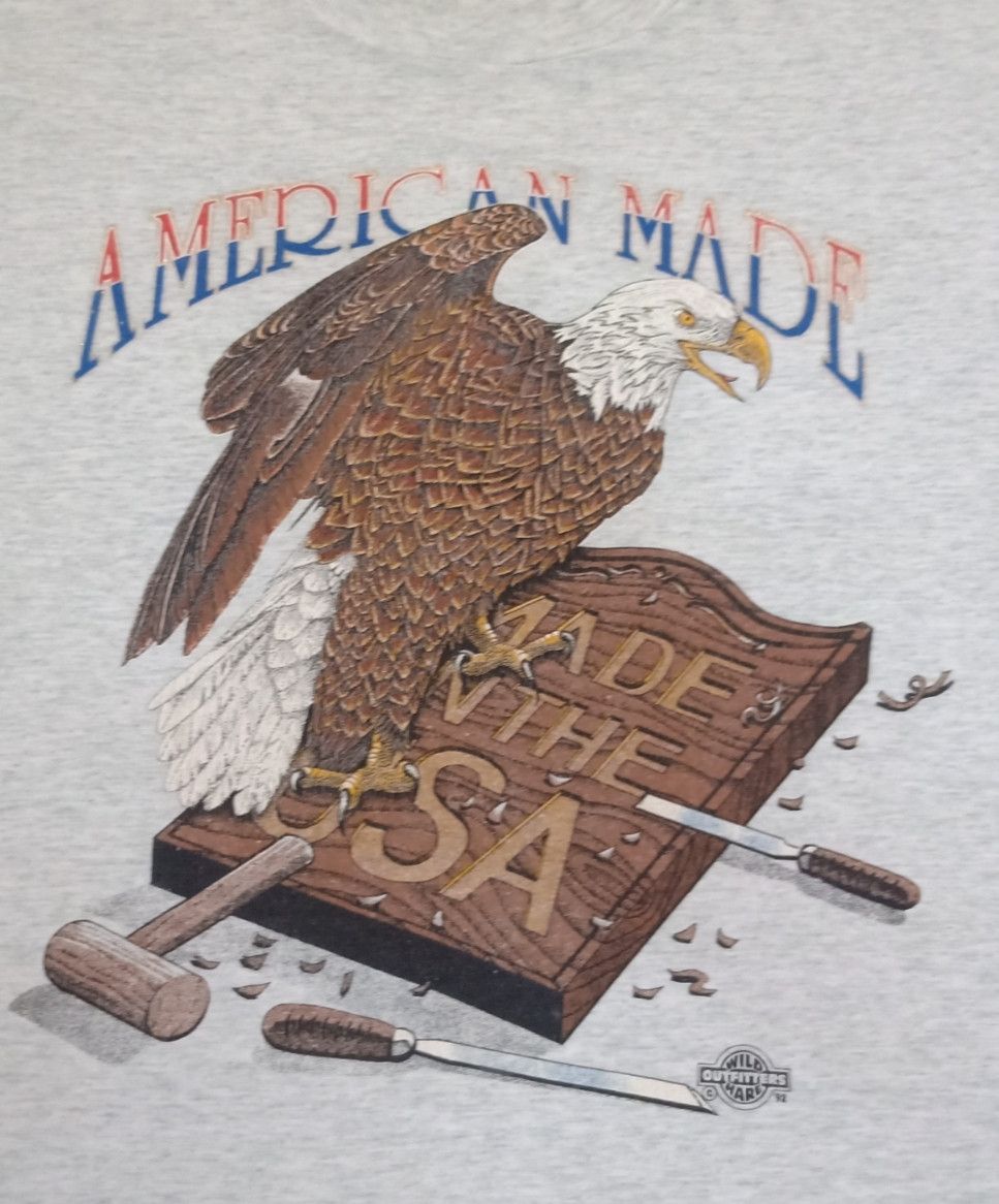 Vintage Vintage 90s American Made T-shirt Size US XL / EU 56 / 4 - 4 Thumbnail