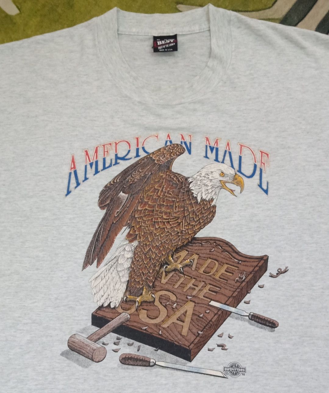 Vintage Vintage 90s American Made T-shirt Size US XL / EU 56 / 4 - 3 Thumbnail