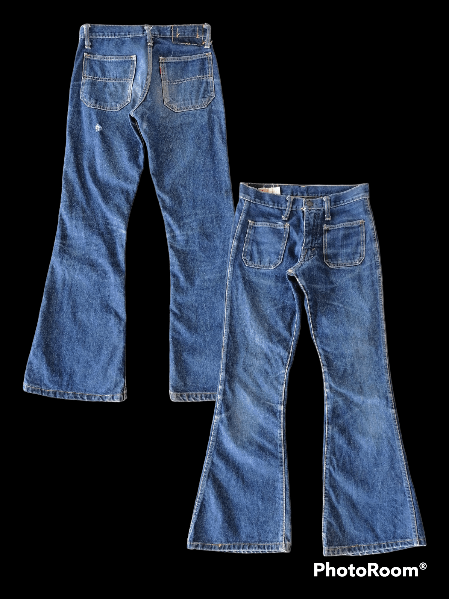 Vintage 70s Big John Retro Flare Bushpants