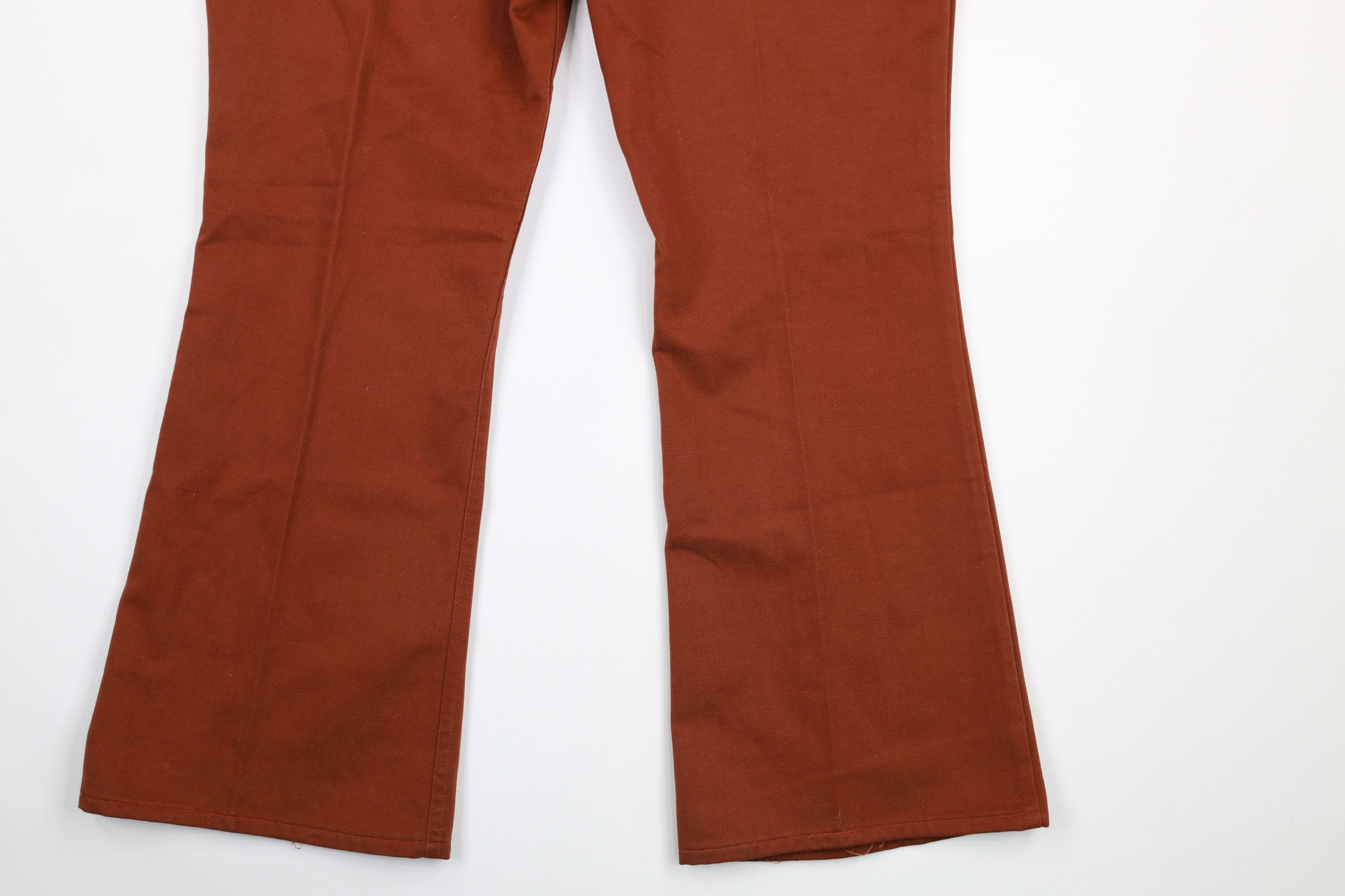 Vintage × Wrangler Vintage 70s Wrangler Wide Leg Bell Bottoms Jeans Burnt Size US 38 / EU 54 - 12 Thumbnail