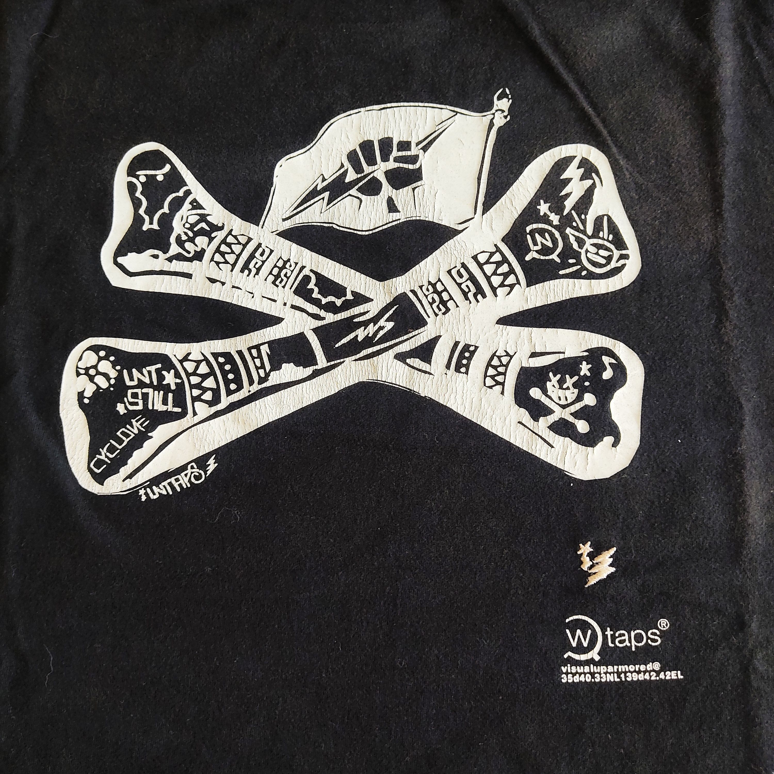 Wtaps Vintage Wtaps Back Hit Disarmament Tee Size US L / EU 52-54 / 3 - 5 Thumbnail
