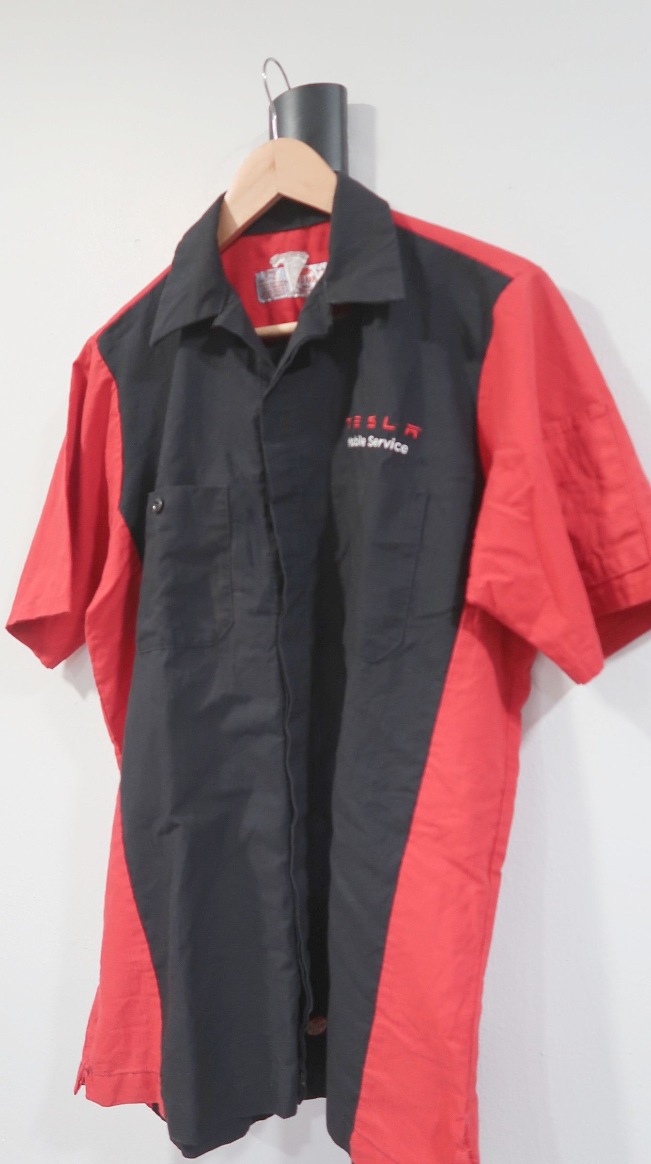 Vintage TESLA Mobile Service Uniform Shirt Size US M / EU 48-50 / 2 - 3 Thumbnail