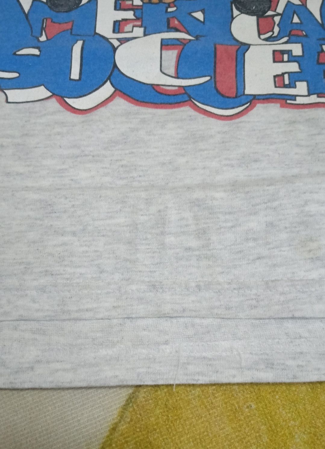Adidas Vintage 90s Adidas : American Soccer Rare Graphics T-shirt Size US L / EU 52-54 / 3 - 9 Thumbnail