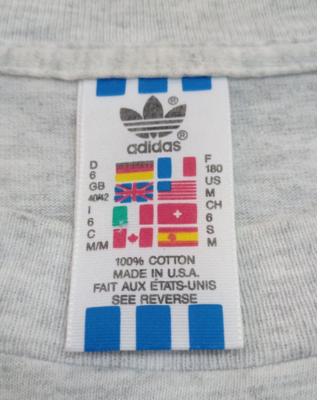 Adidas Vintage 90s Adidas : American Soccer Rare Graphics T-shirt Size US L / EU 52-54 / 3 - 7 Thumbnail