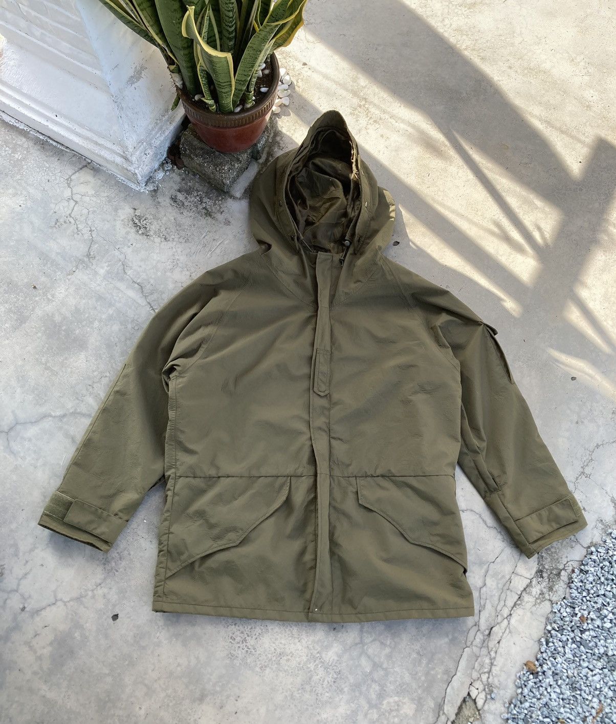 image of Archival Clothing x Army Of Me Parka Jacket Military in Army Green, Men's (Size XL)