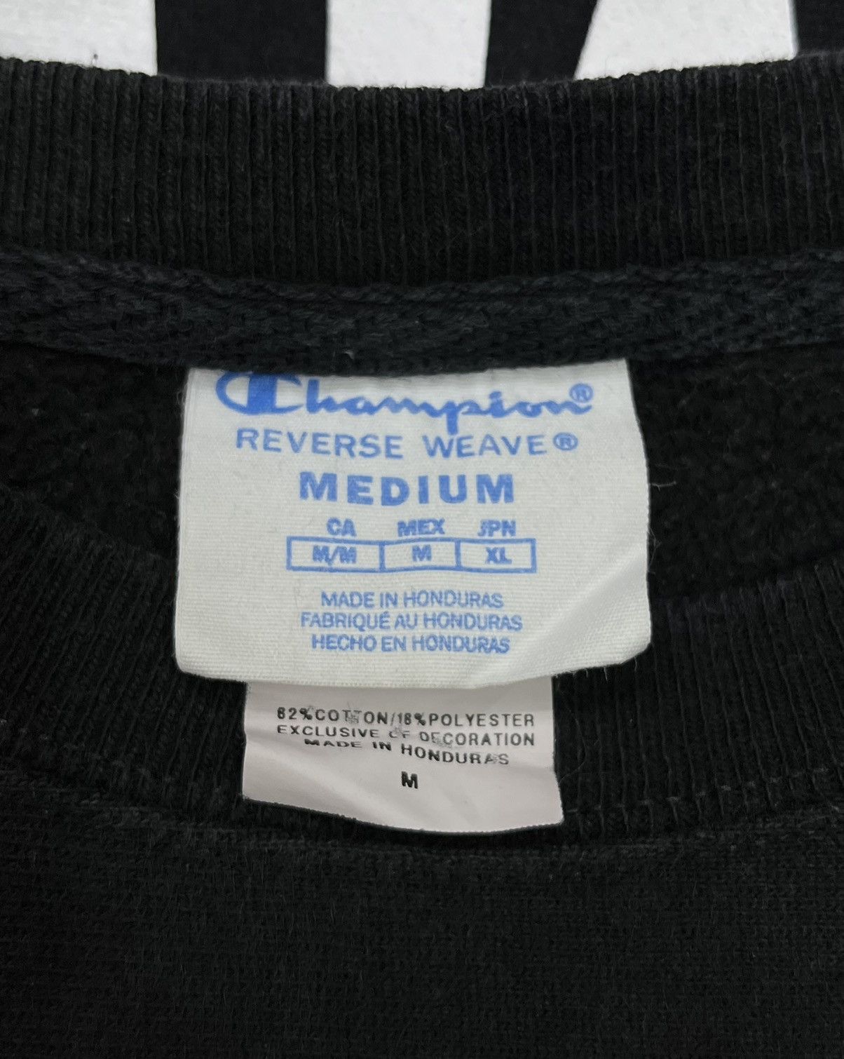 Champion RARE🔥Vtg CHAMPION Reverse Weave Poly-Cotton Big SpellOut Size US M / EU 48-50 / 2 - 8 Thumbnail