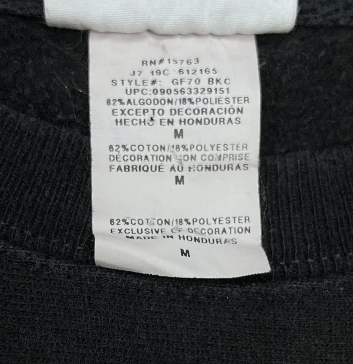 Champion RARE🔥Vtg CHAMPION Reverse Weave Poly-Cotton Big SpellOut Size US M / EU 48-50 / 2 - 9 Thumbnail