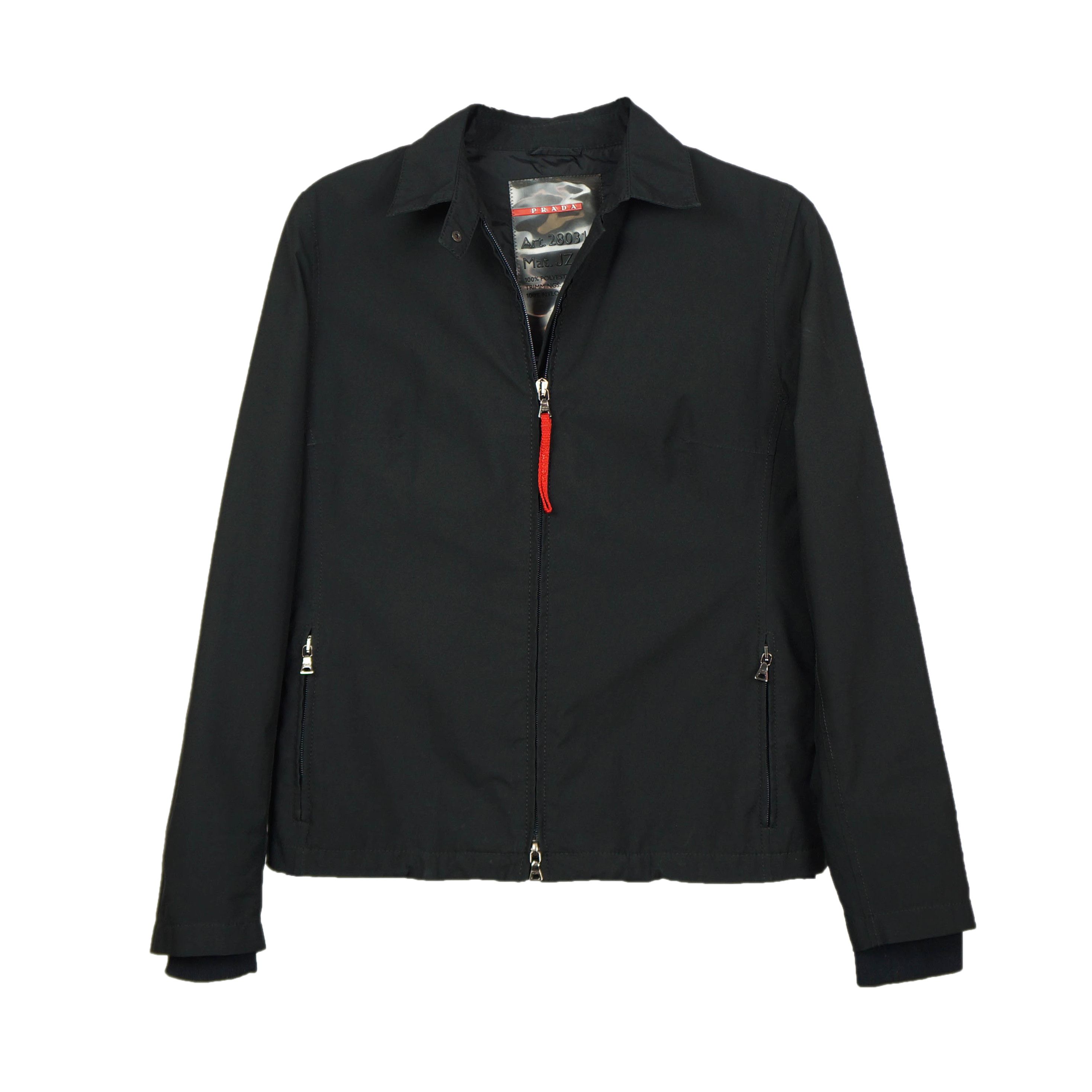 Prada Prada Gore Tex Black Nylon 42 Jacket Art.280312 Mat.JZA