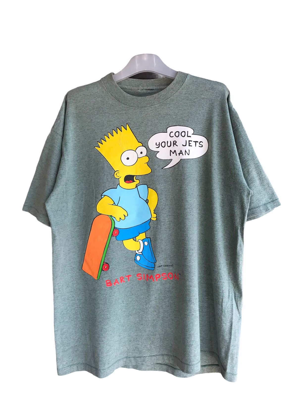 Vintage Vintage 80/90s Bart Simpsons Tees Size US XL / EU 56 / 4 - 1 Thumbnail
