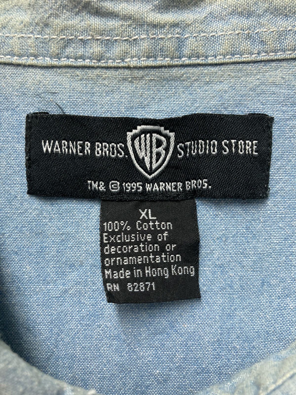 Cartoon Network VINTAGE WARNER BROS BUTTON UP SHIRT Size US XXL / EU 58 / 5 - 4 Thumbnail