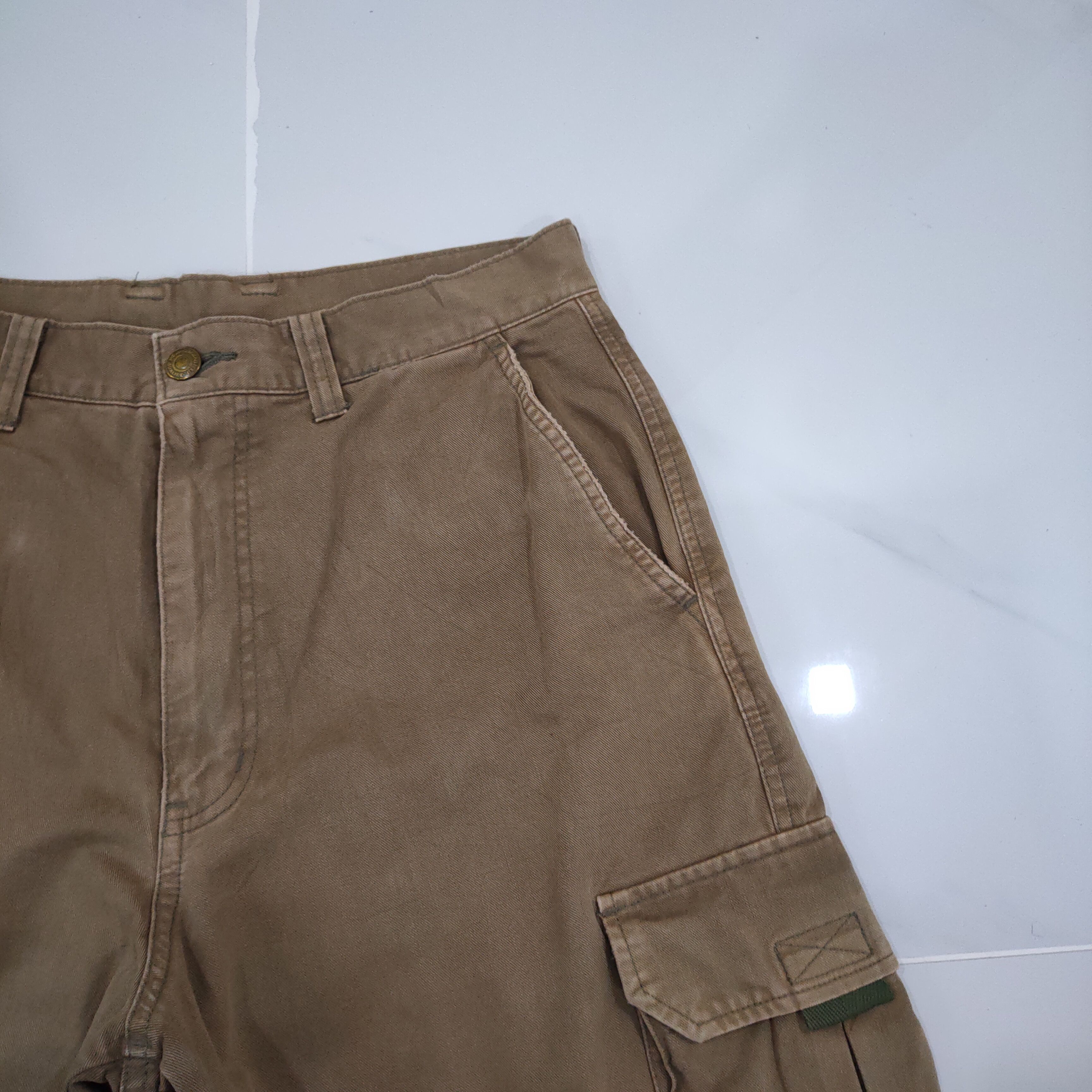 Japanese Brand VINTAGE JAPANESE BRAND BROWN CARGO PANTS Size US 30 / EU 46 - 6 Thumbnail