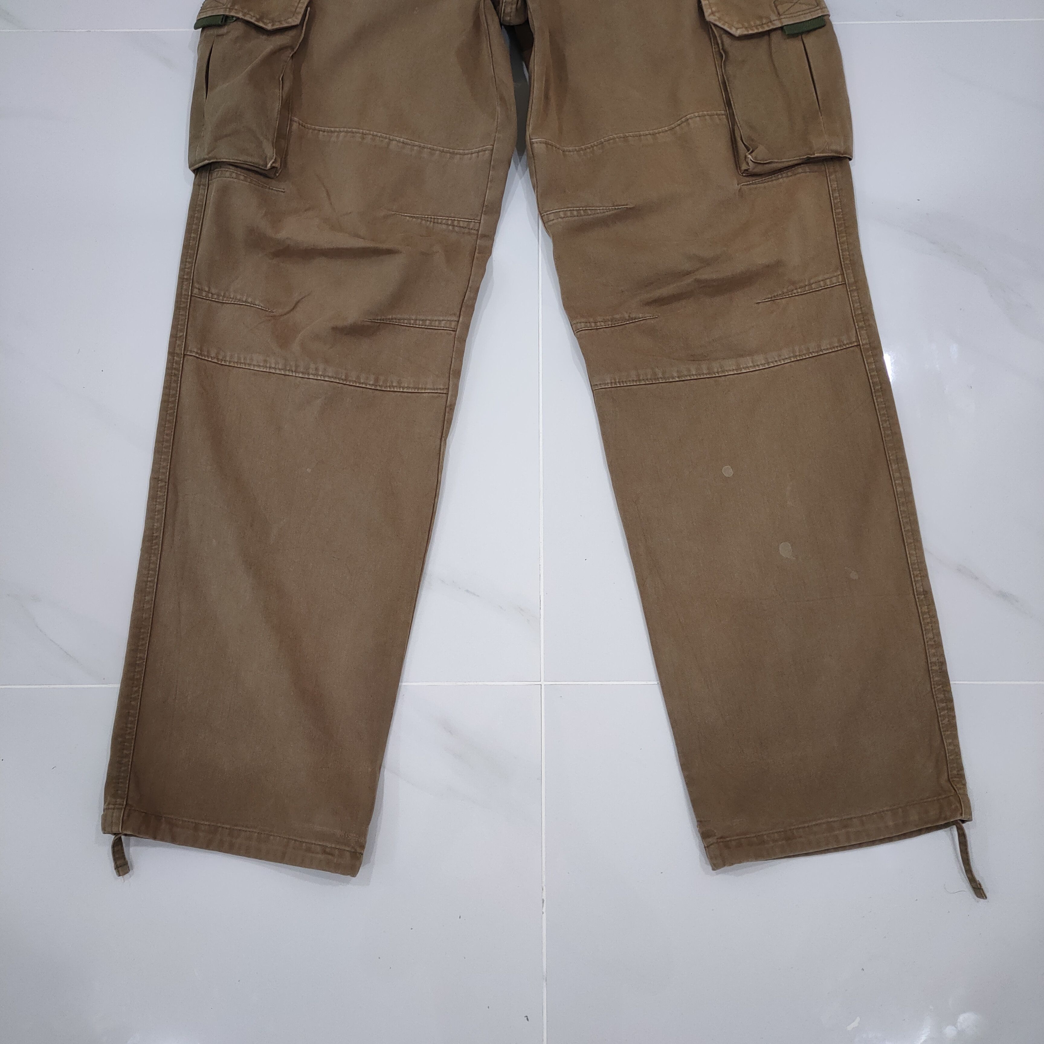 Japanese Brand VINTAGE JAPANESE BRAND BROWN CARGO PANTS Size US 30 / EU 46 - 4 Thumbnail
