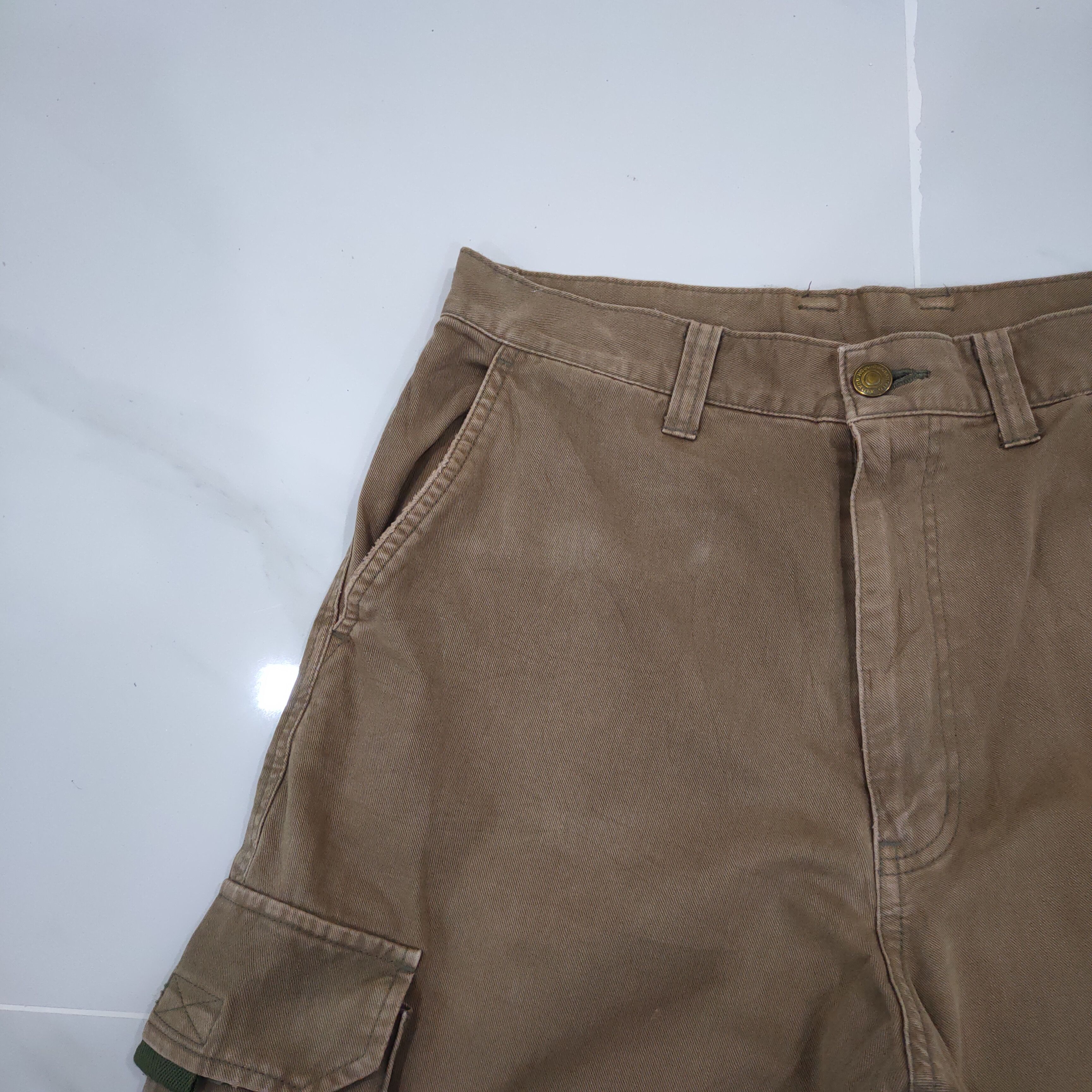Japanese Brand VINTAGE JAPANESE BRAND BROWN CARGO PANTS Size US 30 / EU 46 - 5 Thumbnail