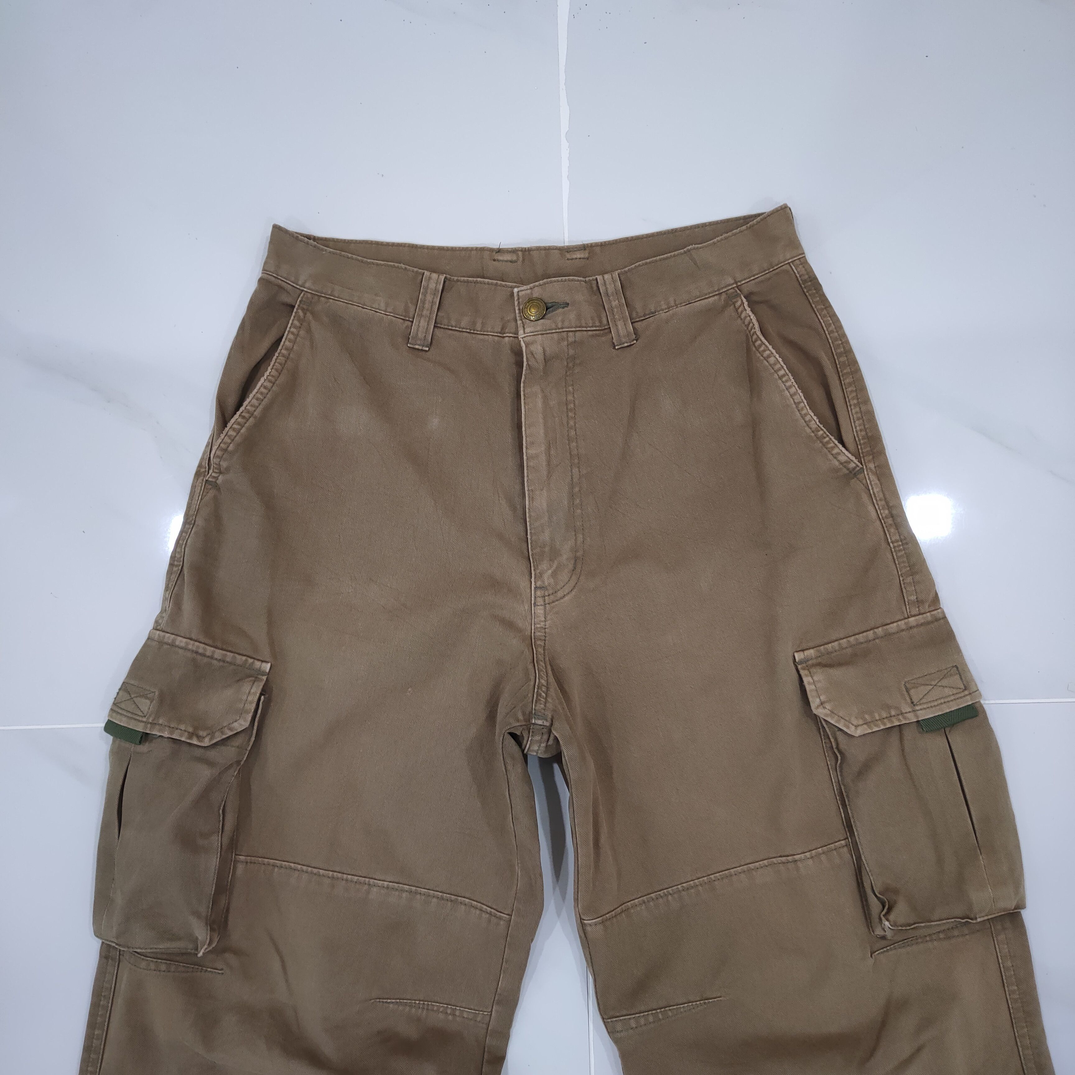 Japanese Brand VINTAGE JAPANESE BRAND BROWN CARGO PANTS Size US 30 / EU 46 - 2 Thumbnail